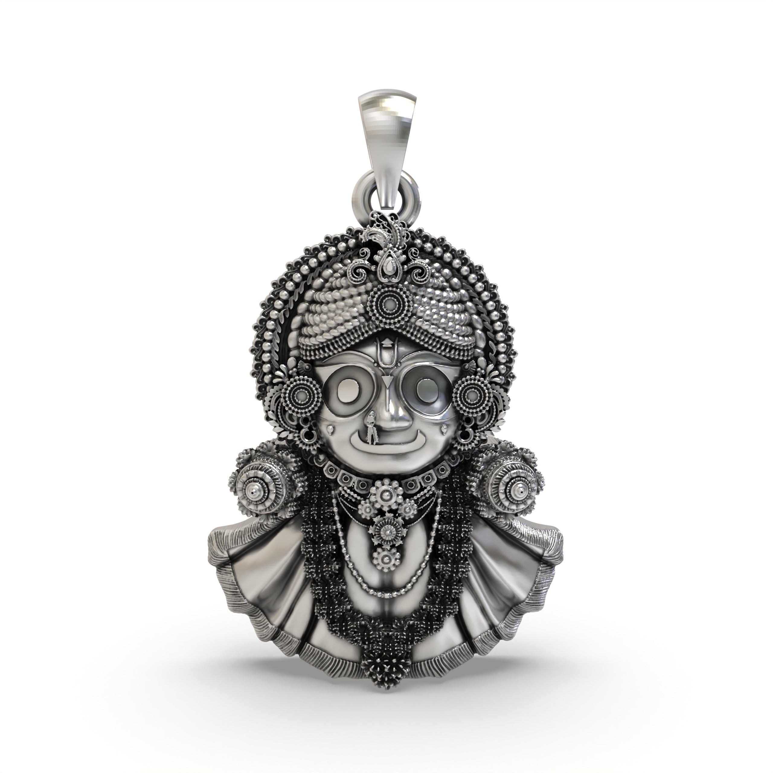 925 Silver Jagannath Pendant