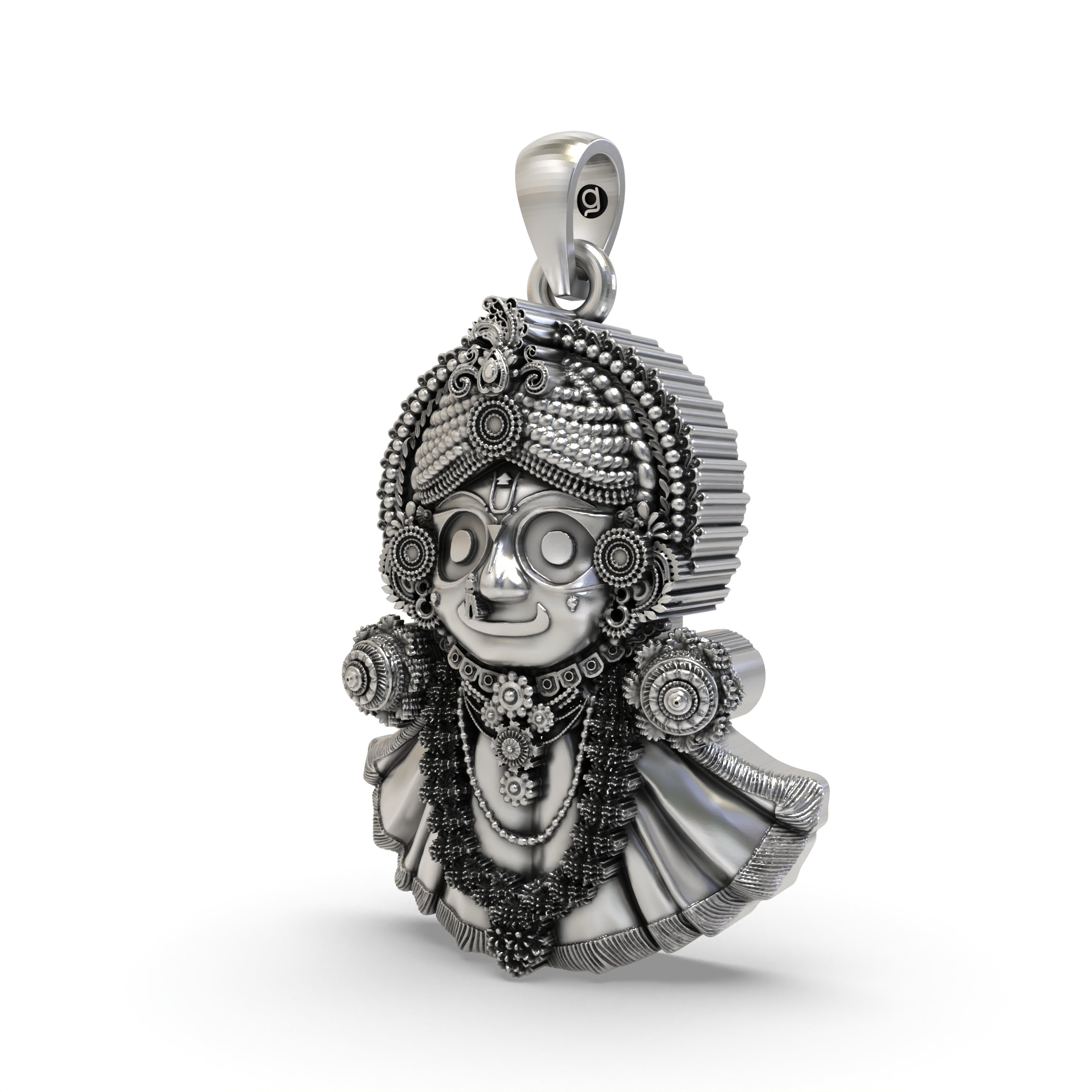925 Silver Jagannath Pendant