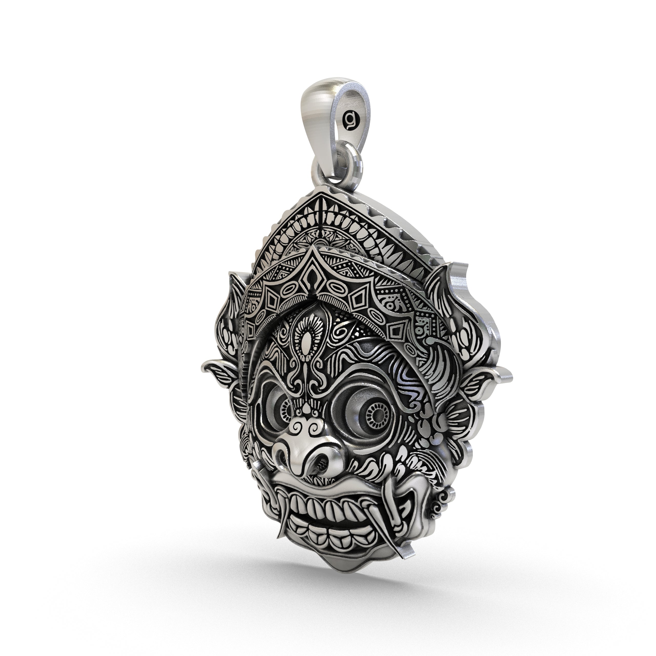 925 Silver Kirtimukha Pendant – Sacred Protection & Power Amulet