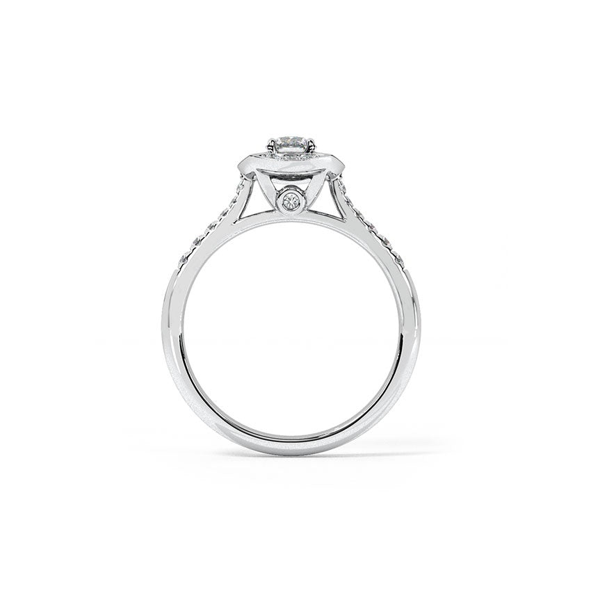 925 Silver Diamond Ring for Timeless Elegance