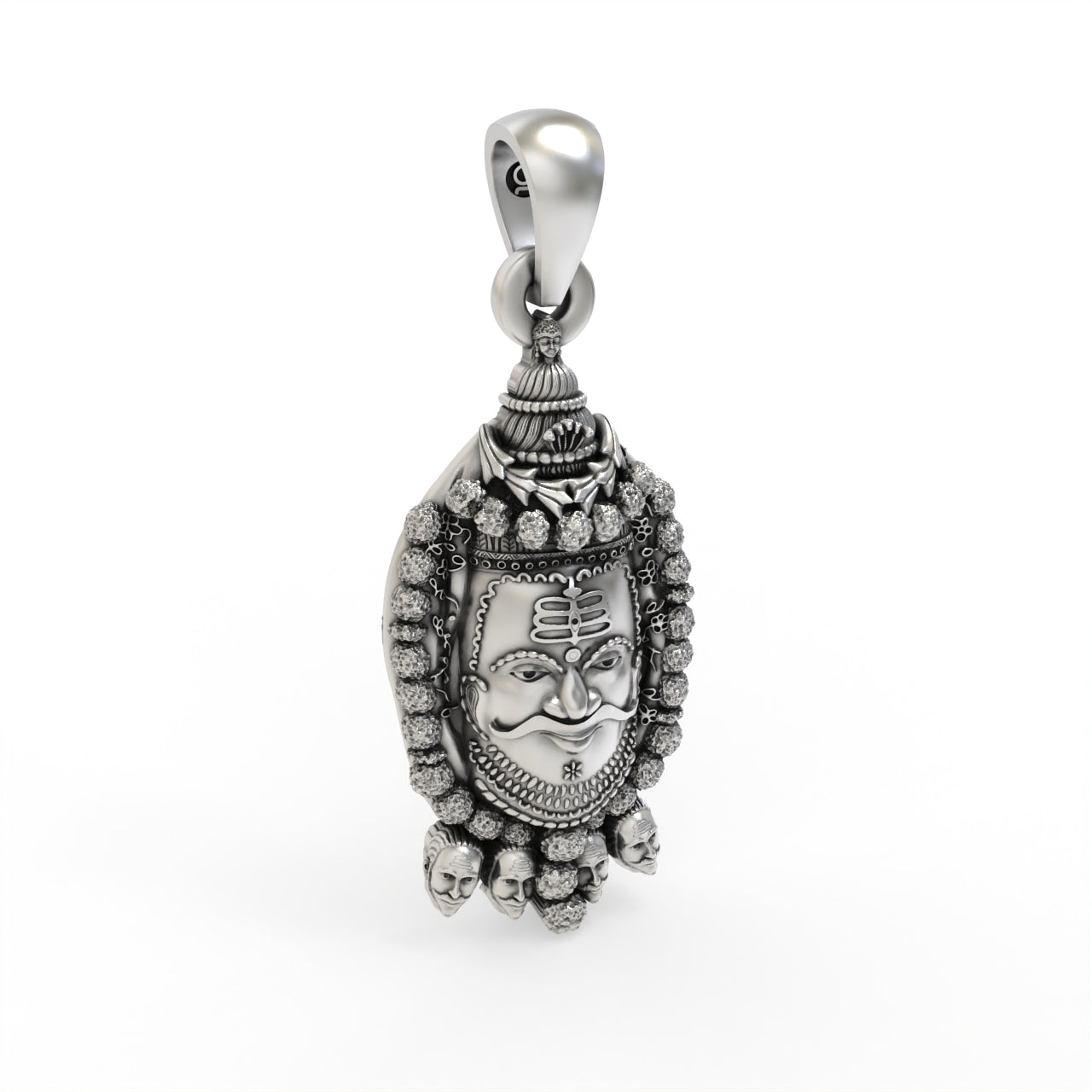 Silver Mahakal Pendant