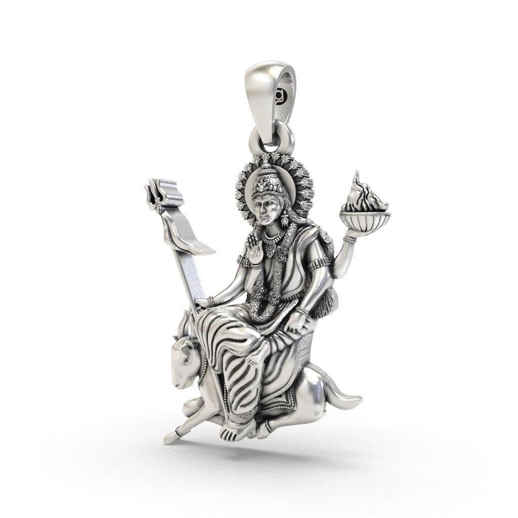 Silver Jahu Maa Pendant