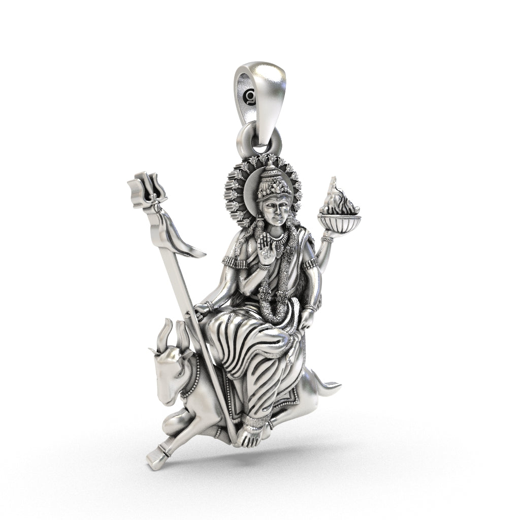 Silver Jahu Maa Pendant