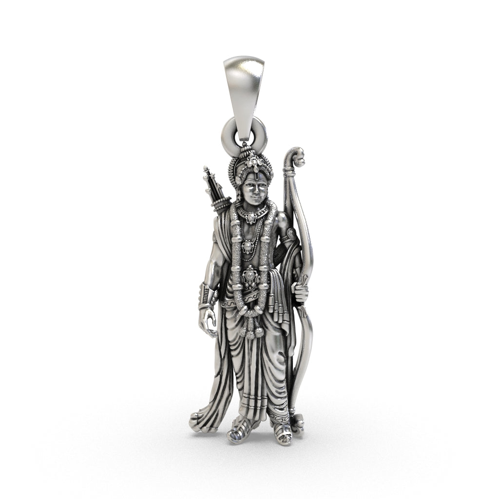 SIlver Lord Ram Pendant