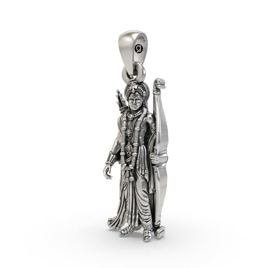 SIlver Lord Ram Pendant