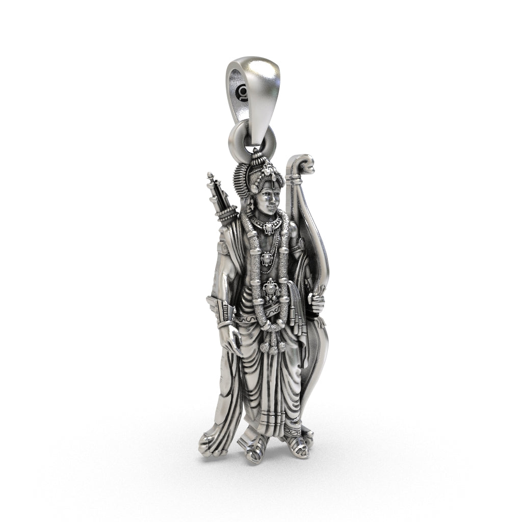 SIlver Lord Ram Pendant