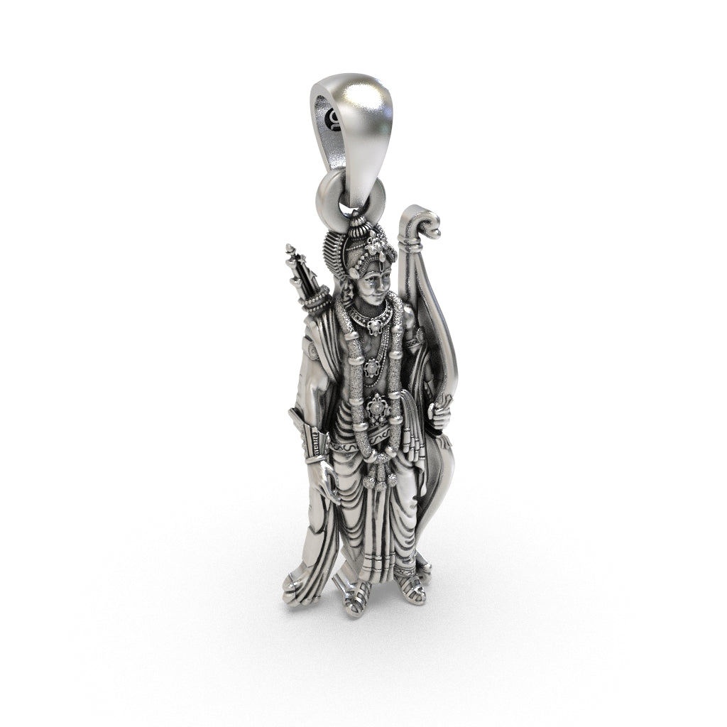 SIlver Lord Ram Pendant