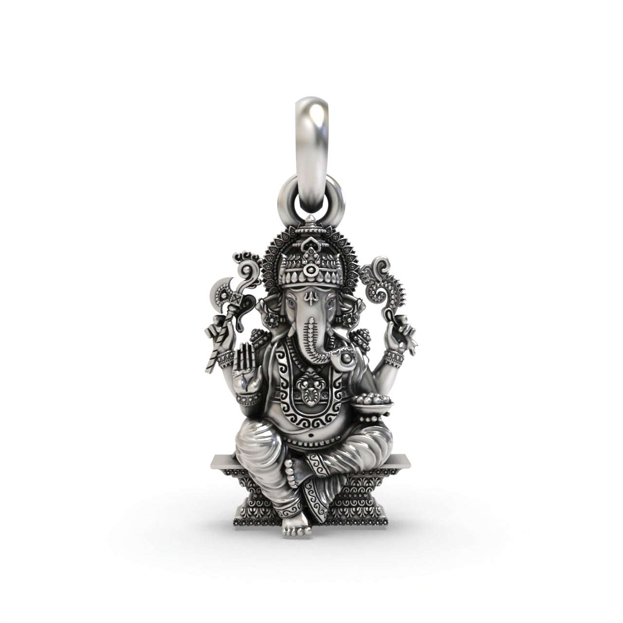 925 Silver Ganesha Pendant