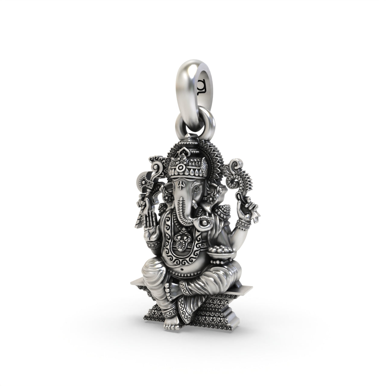 925 Silver Ganesha Pendant