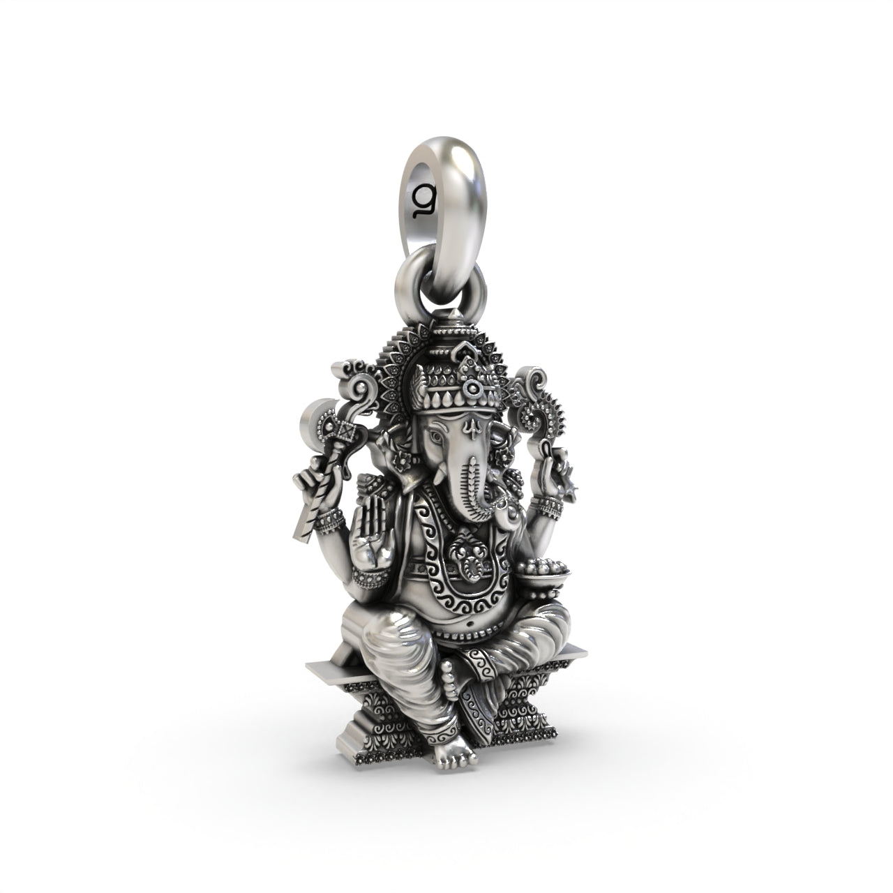 925 Silver Ganesha Pendant