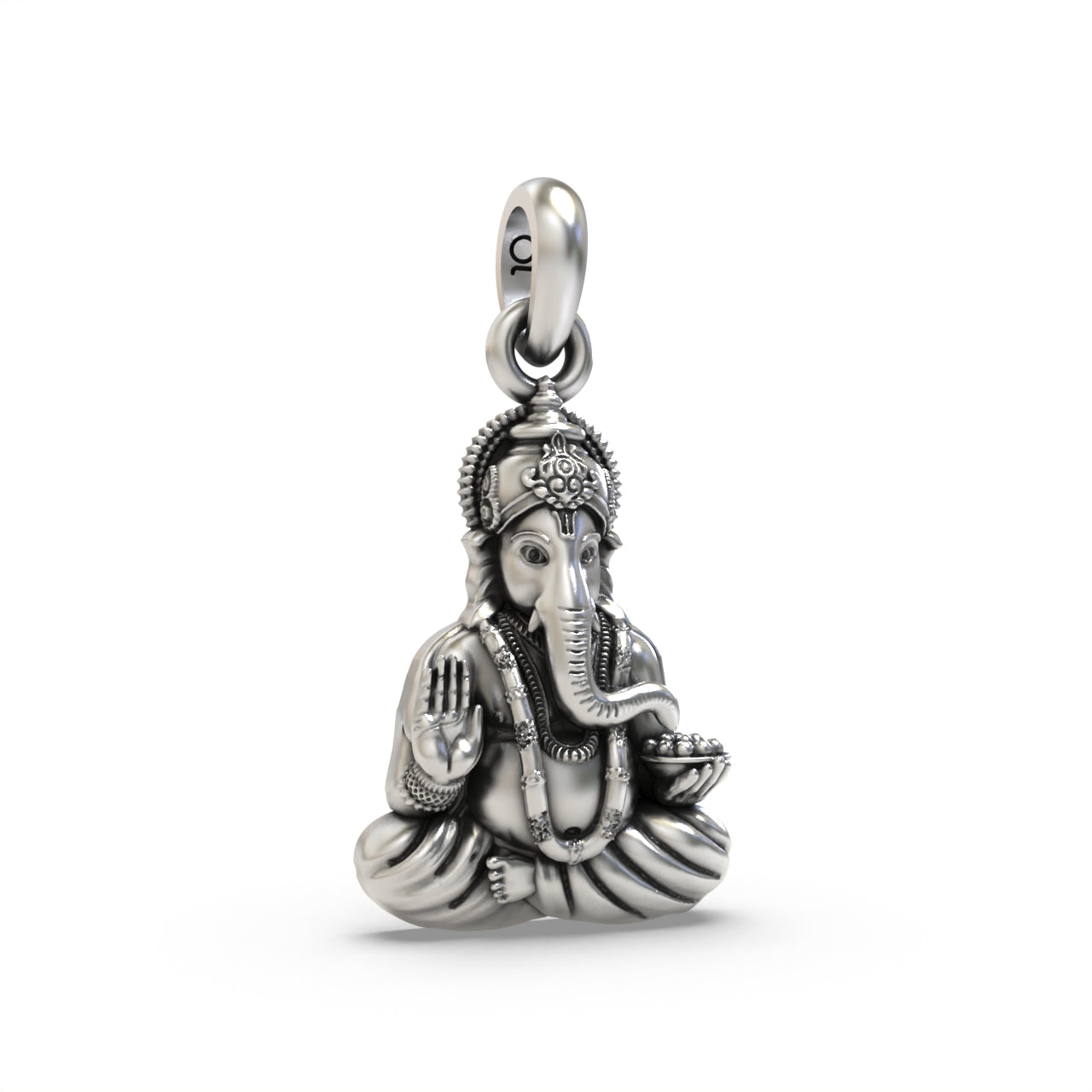 Silver Ganpati bapa Pendant