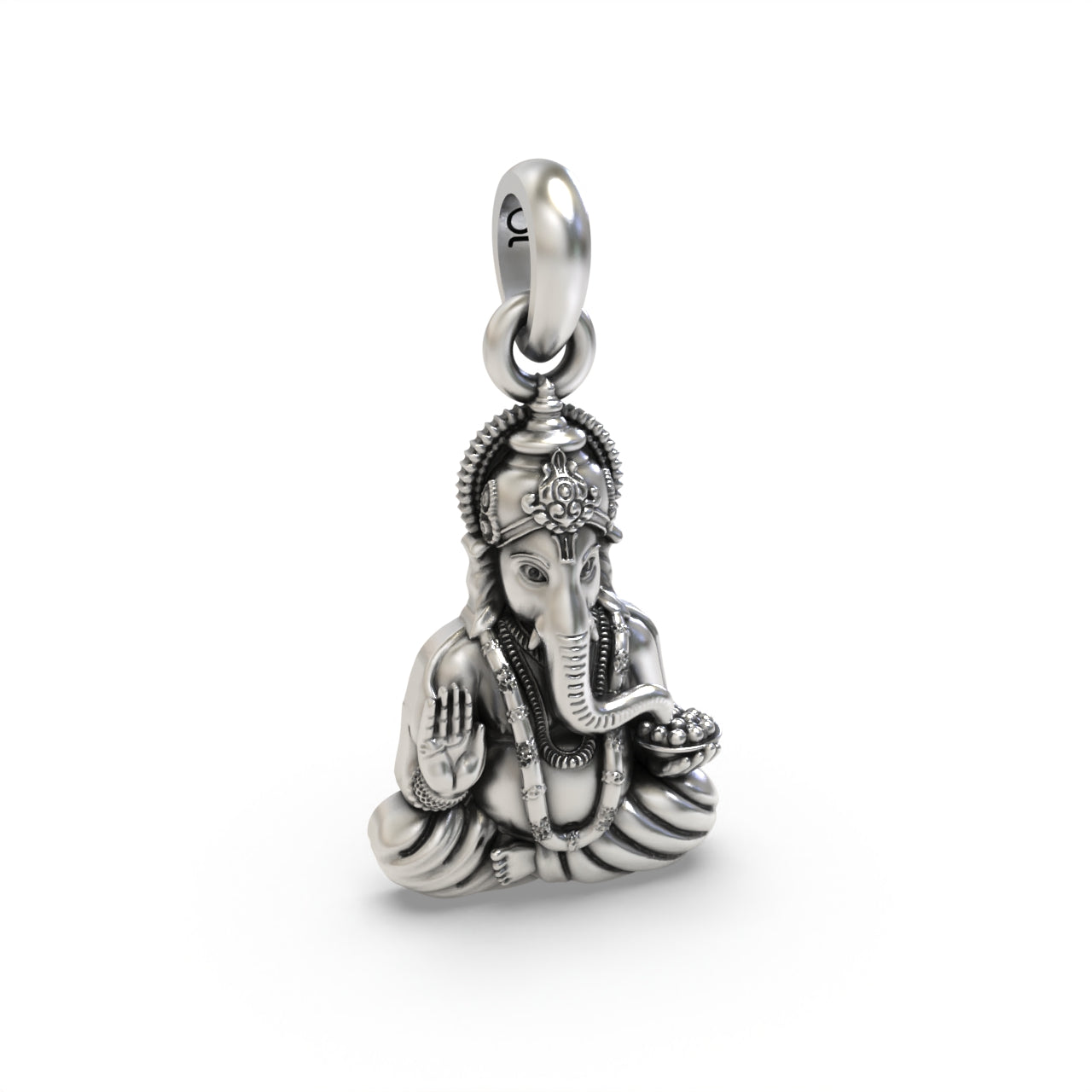 Silver Ganpati bapa Pendant