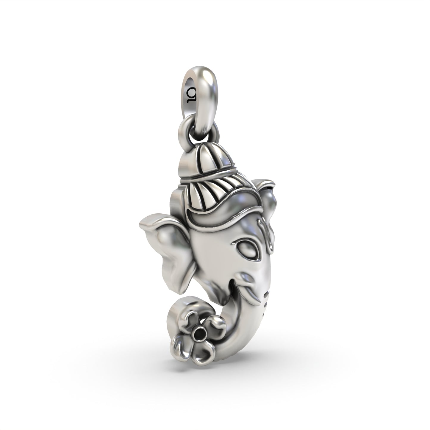 Silver ganesh face Pendant