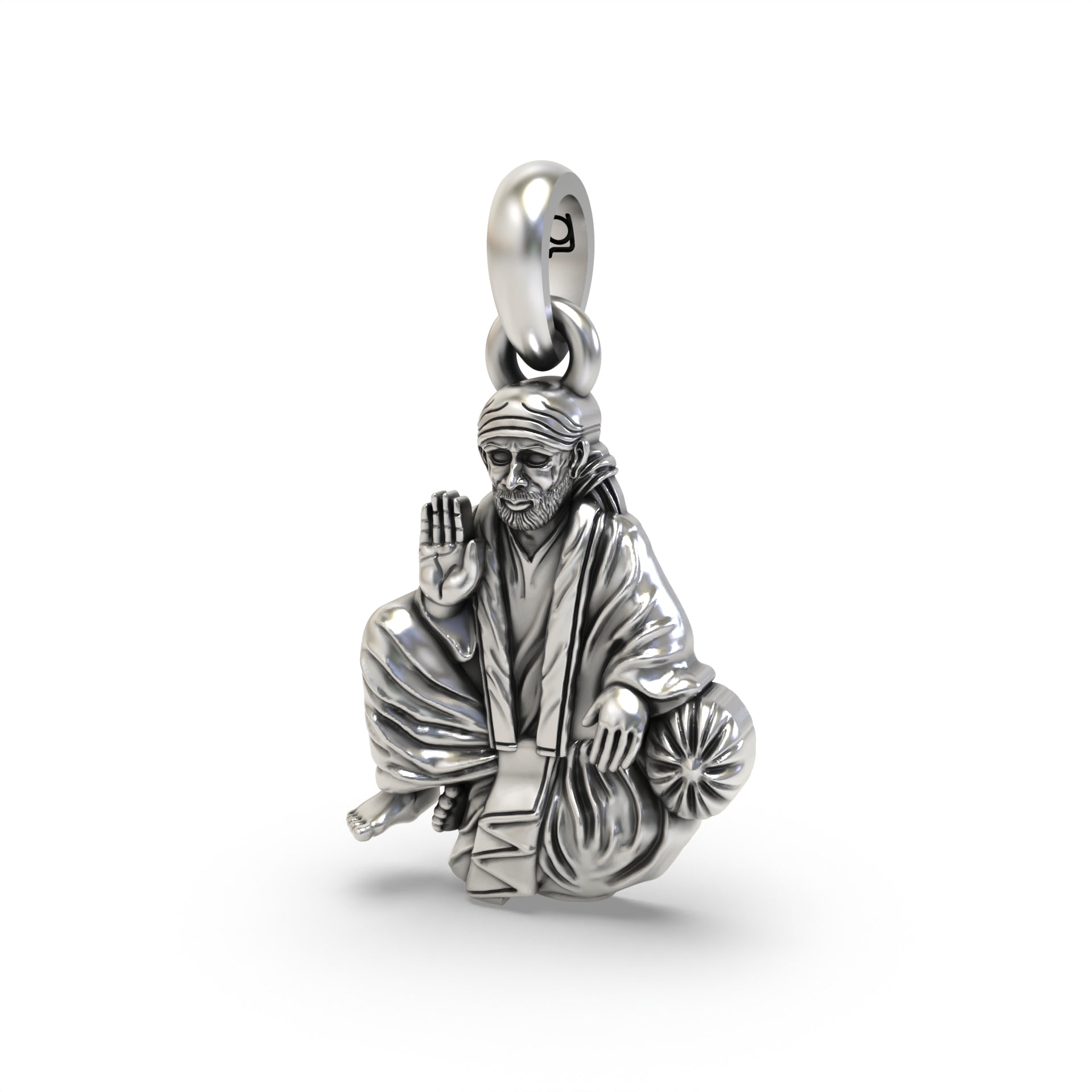 Sai Baba of Shirdi Silver Pendant