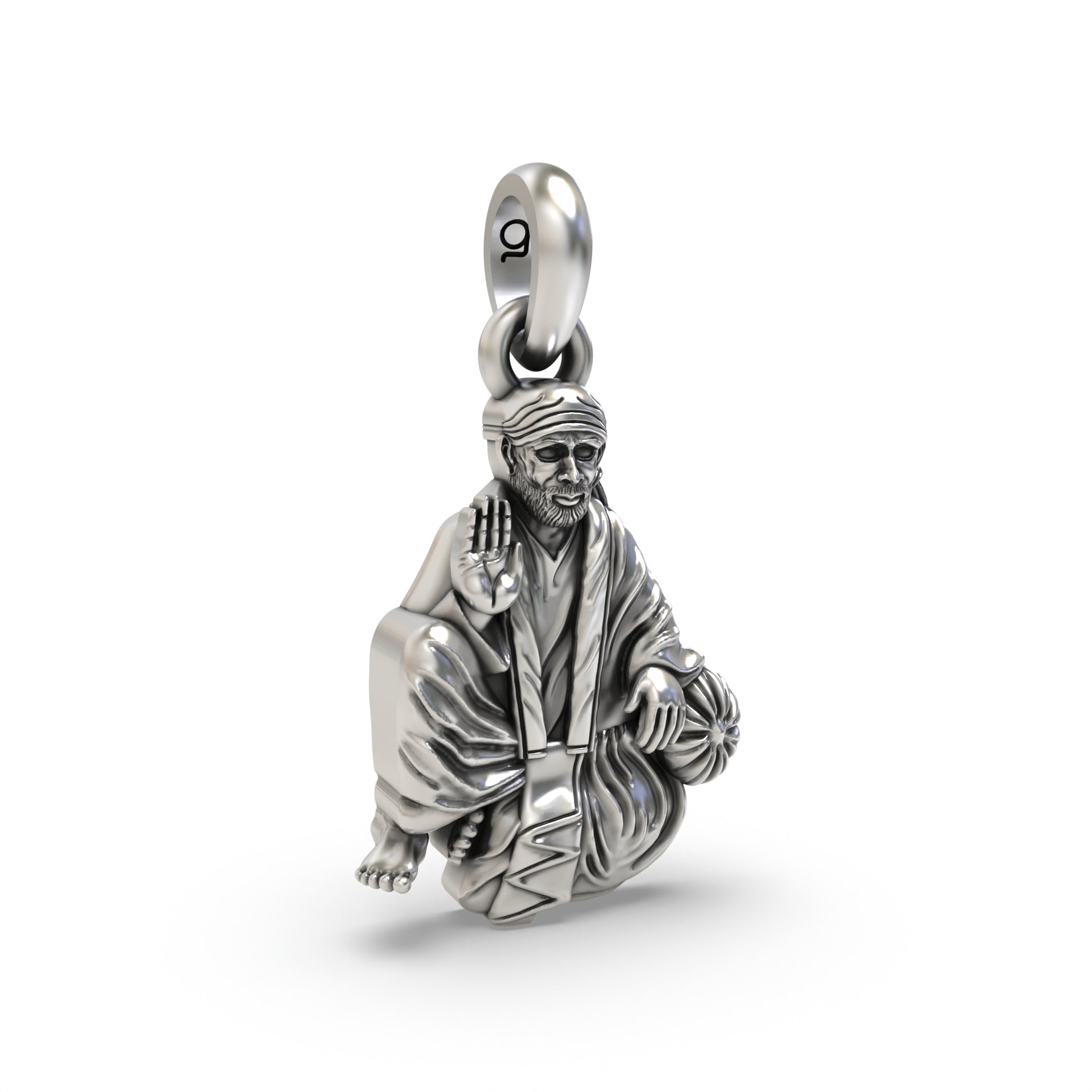 Sai Baba of Shirdi Silver Pendant