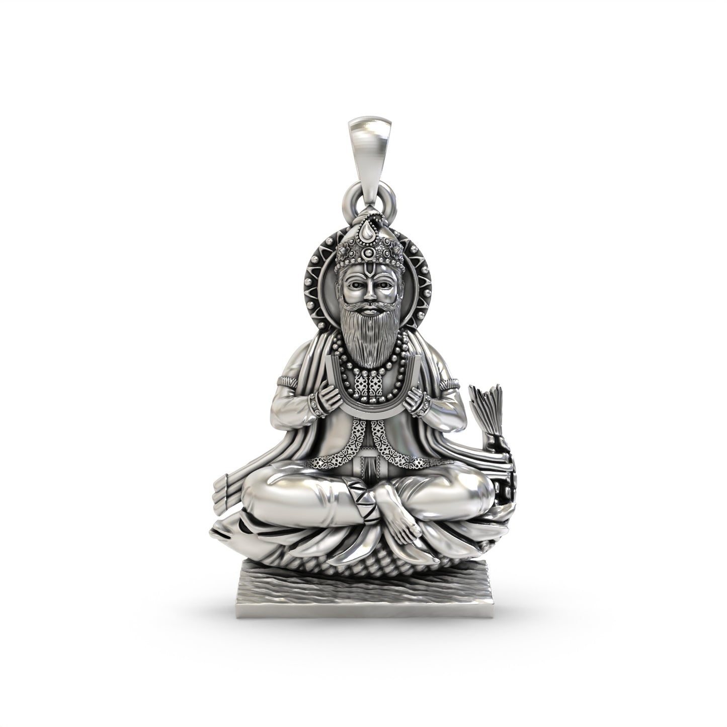 925 Sterling Silver Jhulelal Pendant