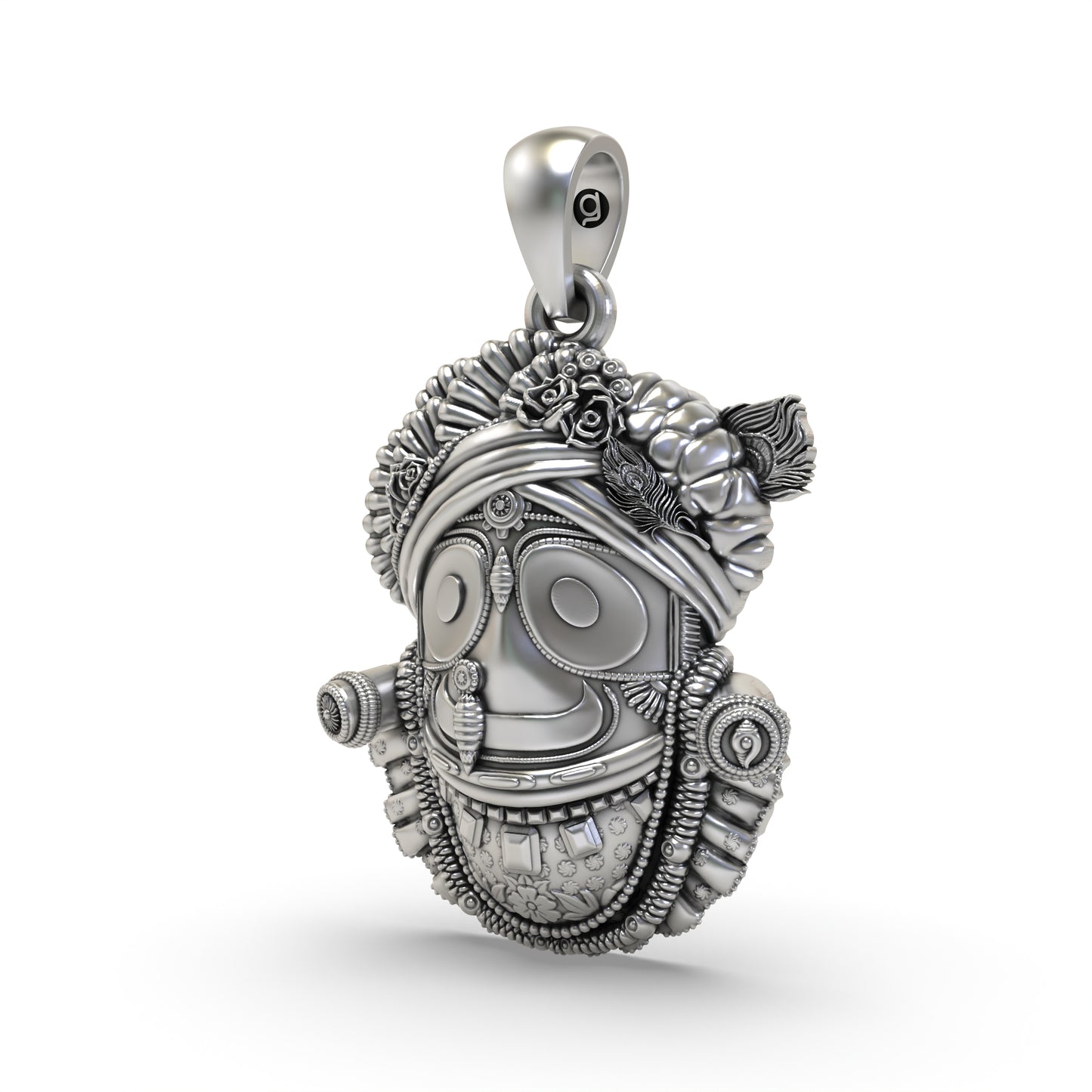 Silver Jagannath Pendant