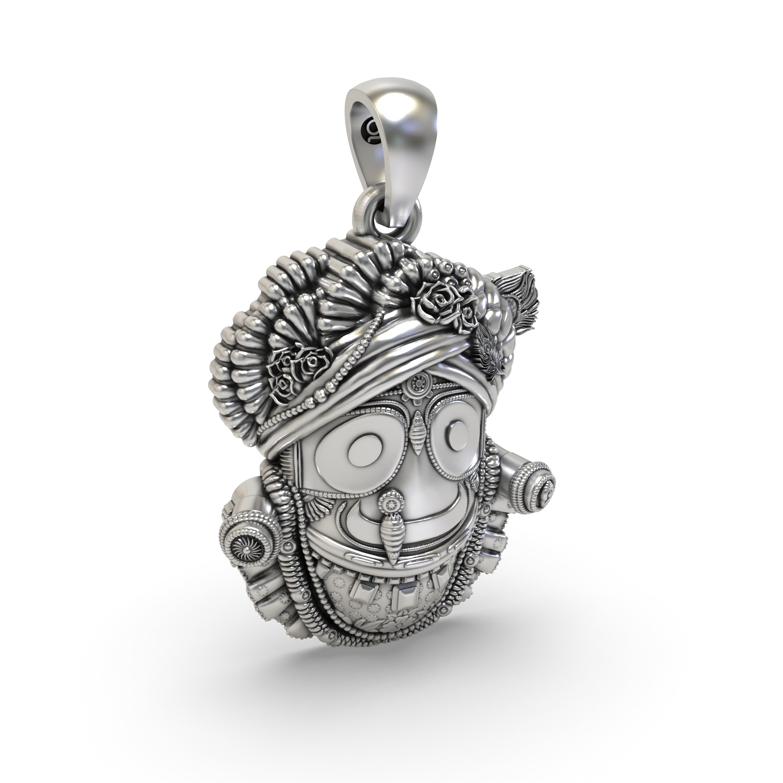 Silver Jagannath Pendant