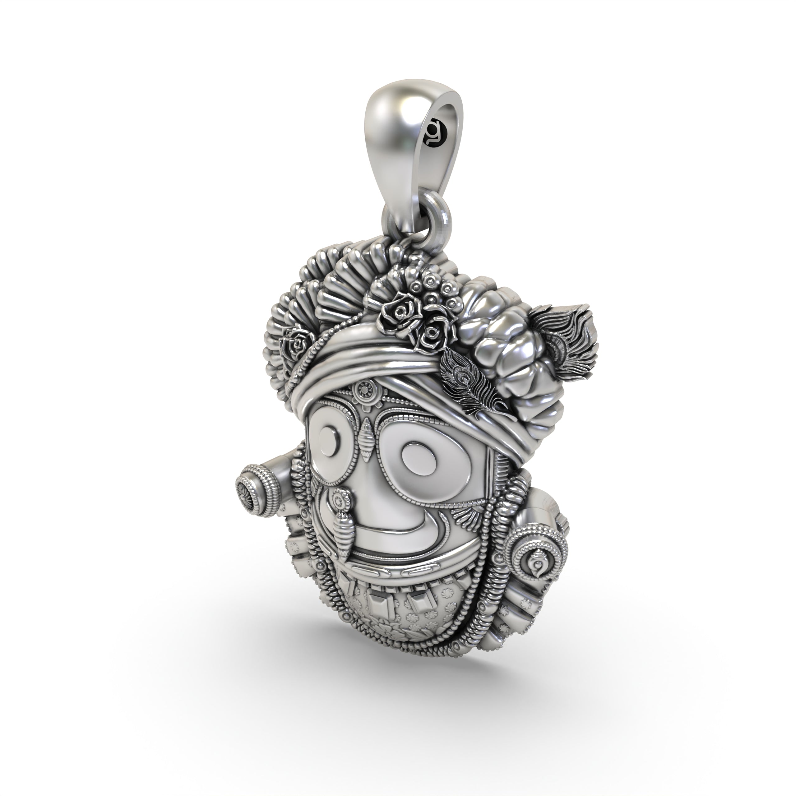 Silver Jagannath Pendant