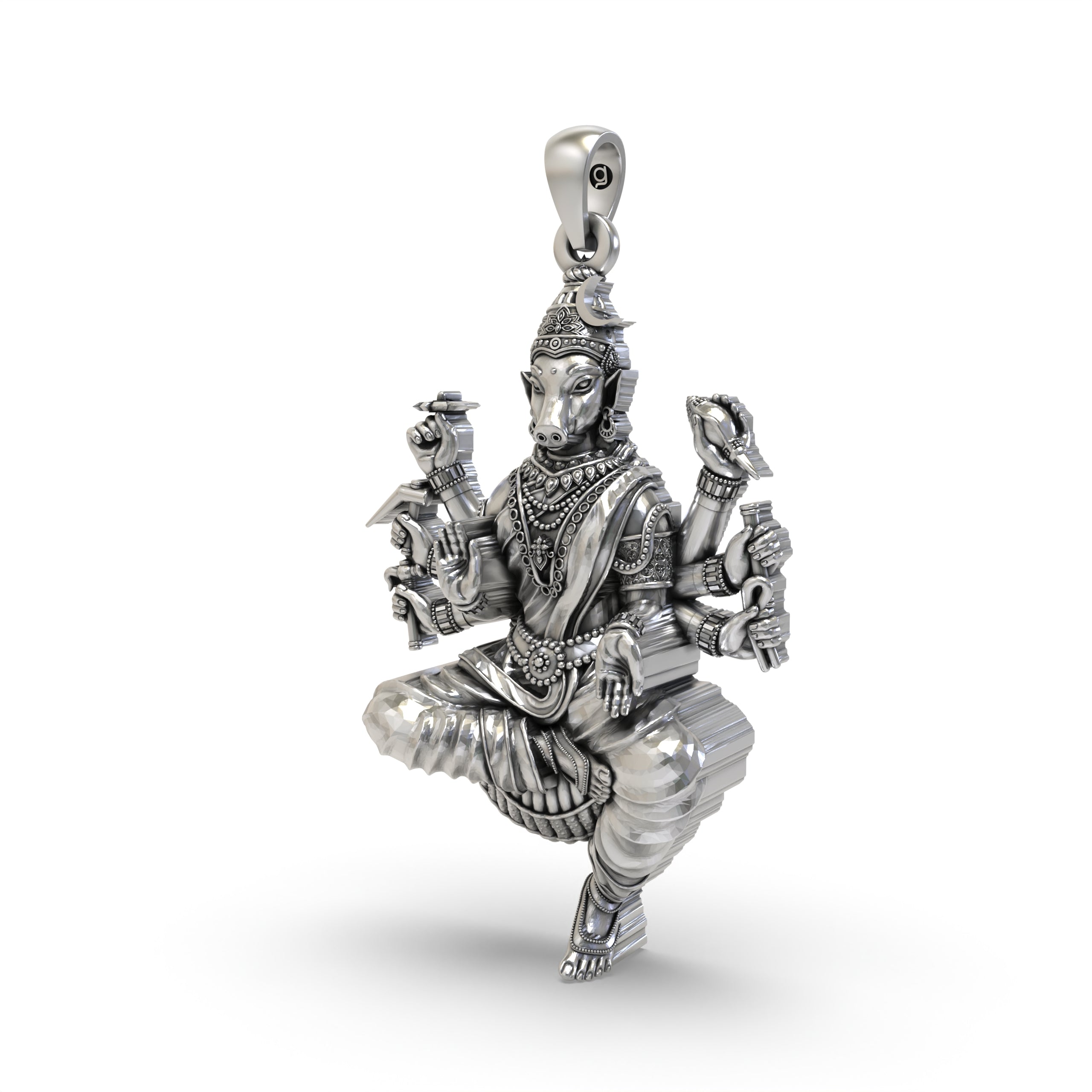 925 Silver Varahi Devi Pendant