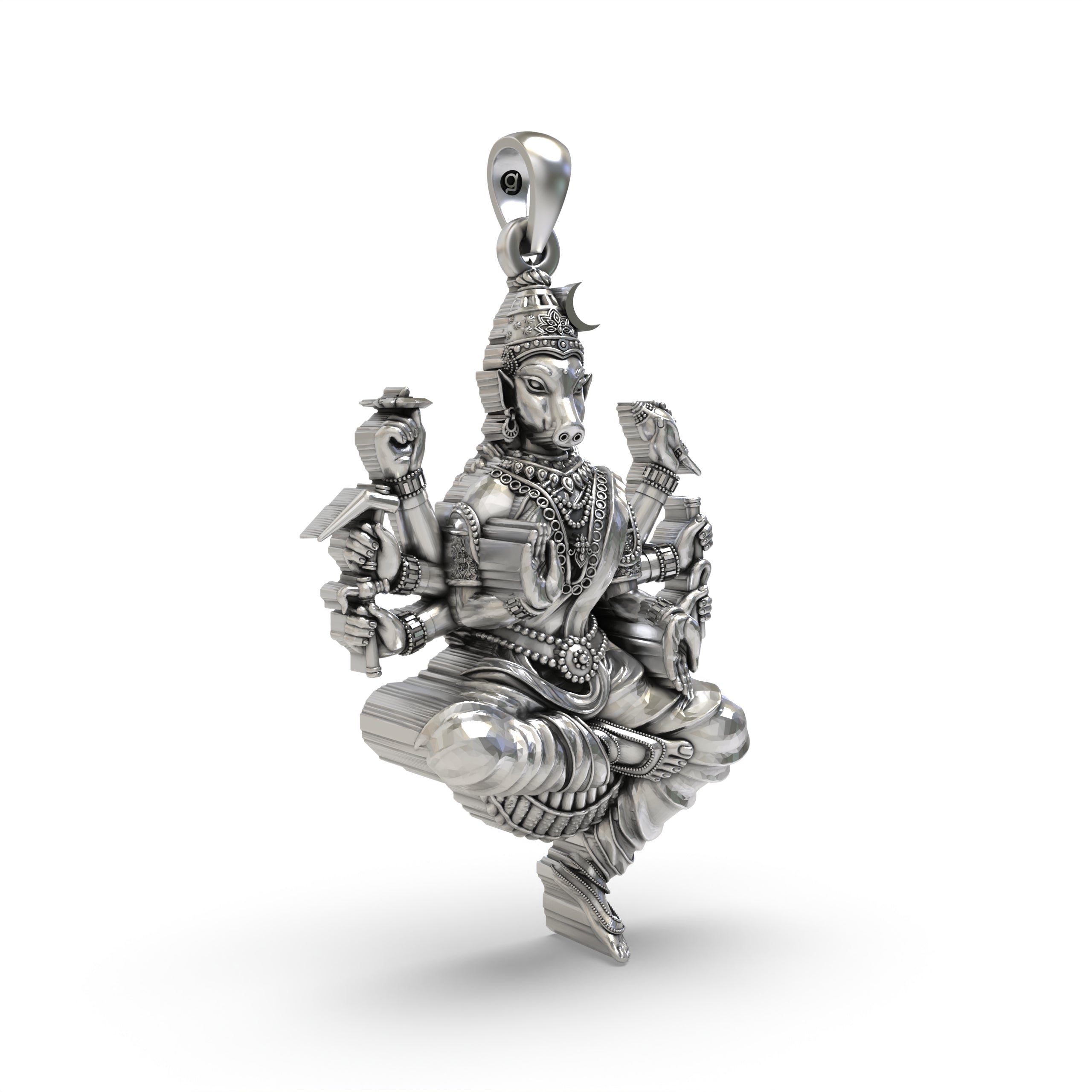 925 Silver Varahi Devi Pendant