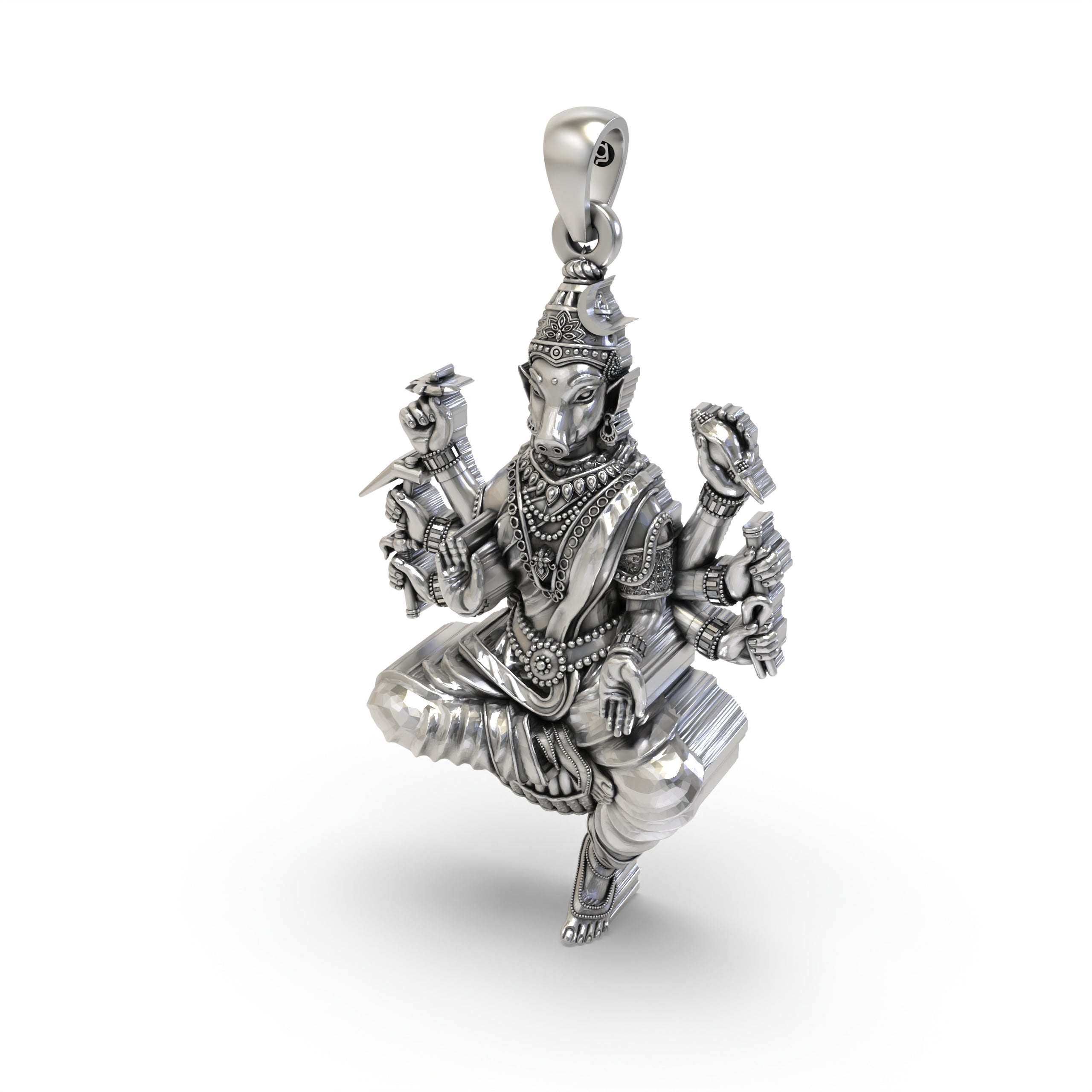 925 Silver Varahi Devi Pendant