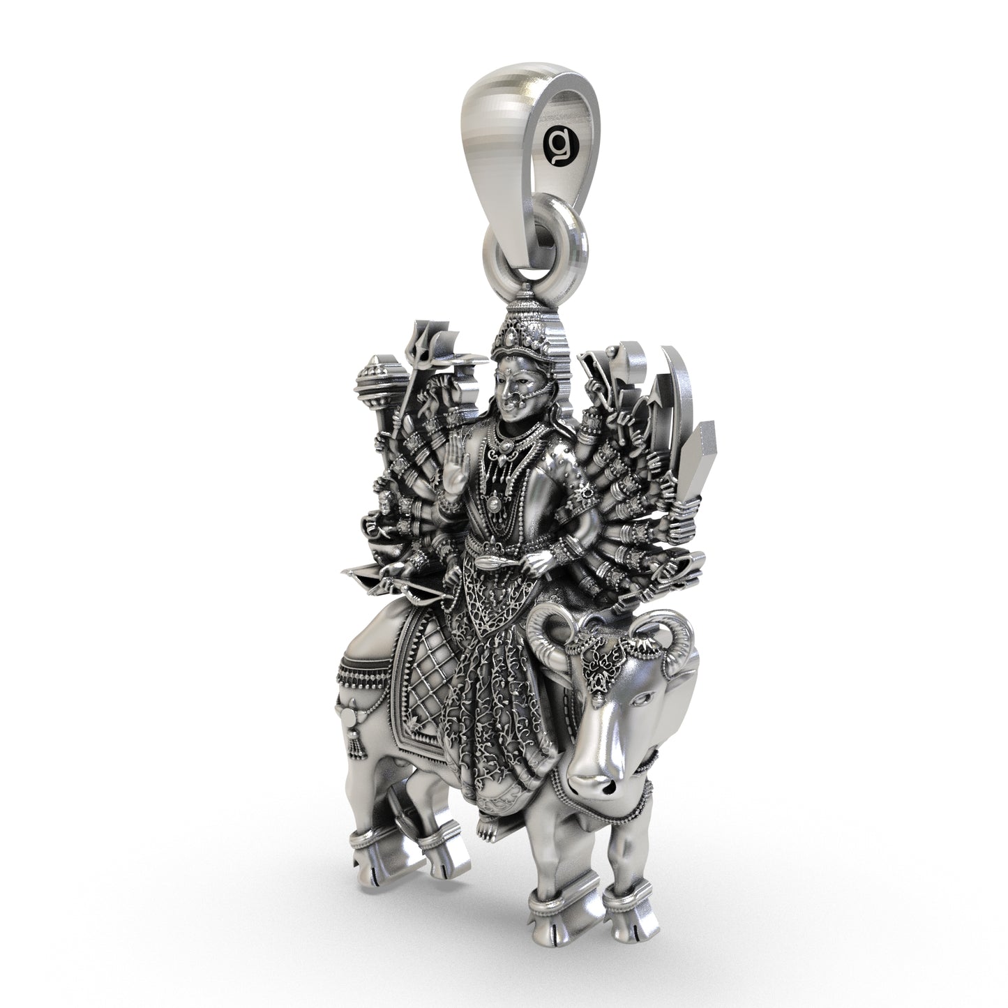 925 Sterling Silver Vihat Maa Pendant