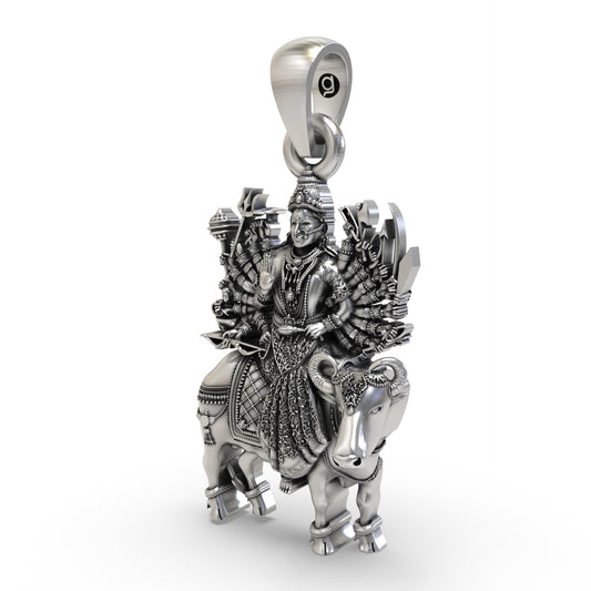 925 Sterling Silver Vihat Maa Pendant