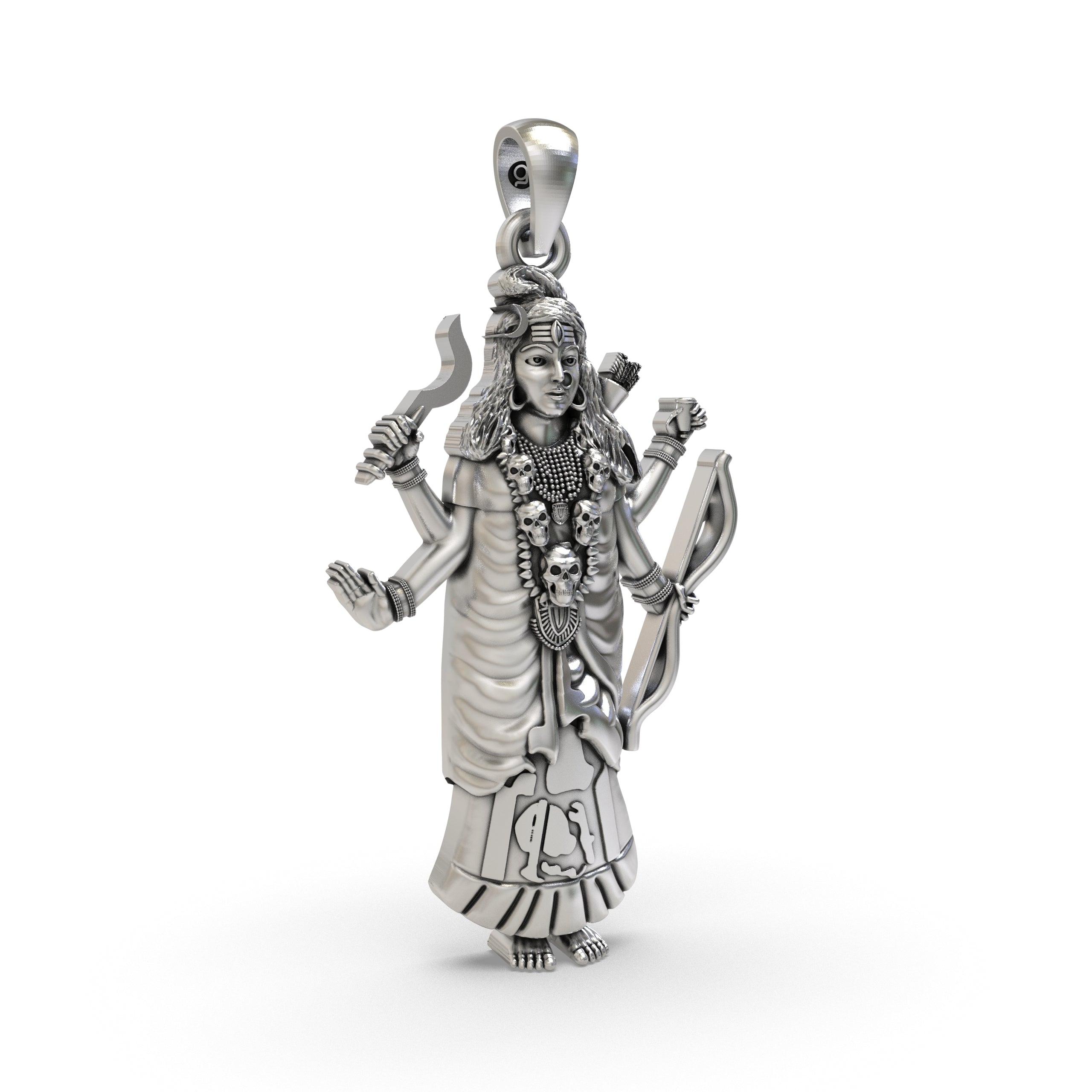 Silver Akhat Maa Pendant