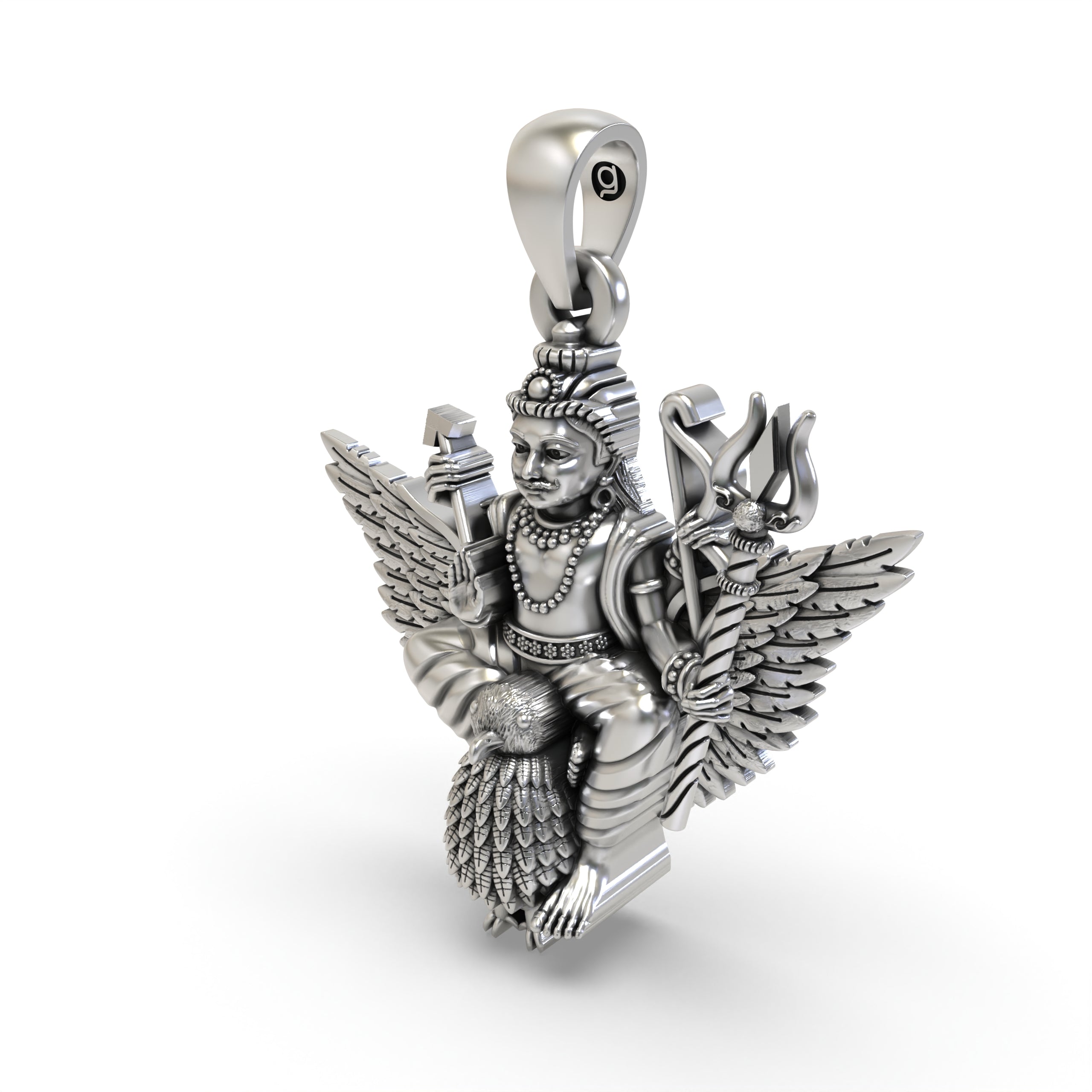925 Silver Shani Dev Pendant – Lord Shani Jewelry | Saturn God Pendant