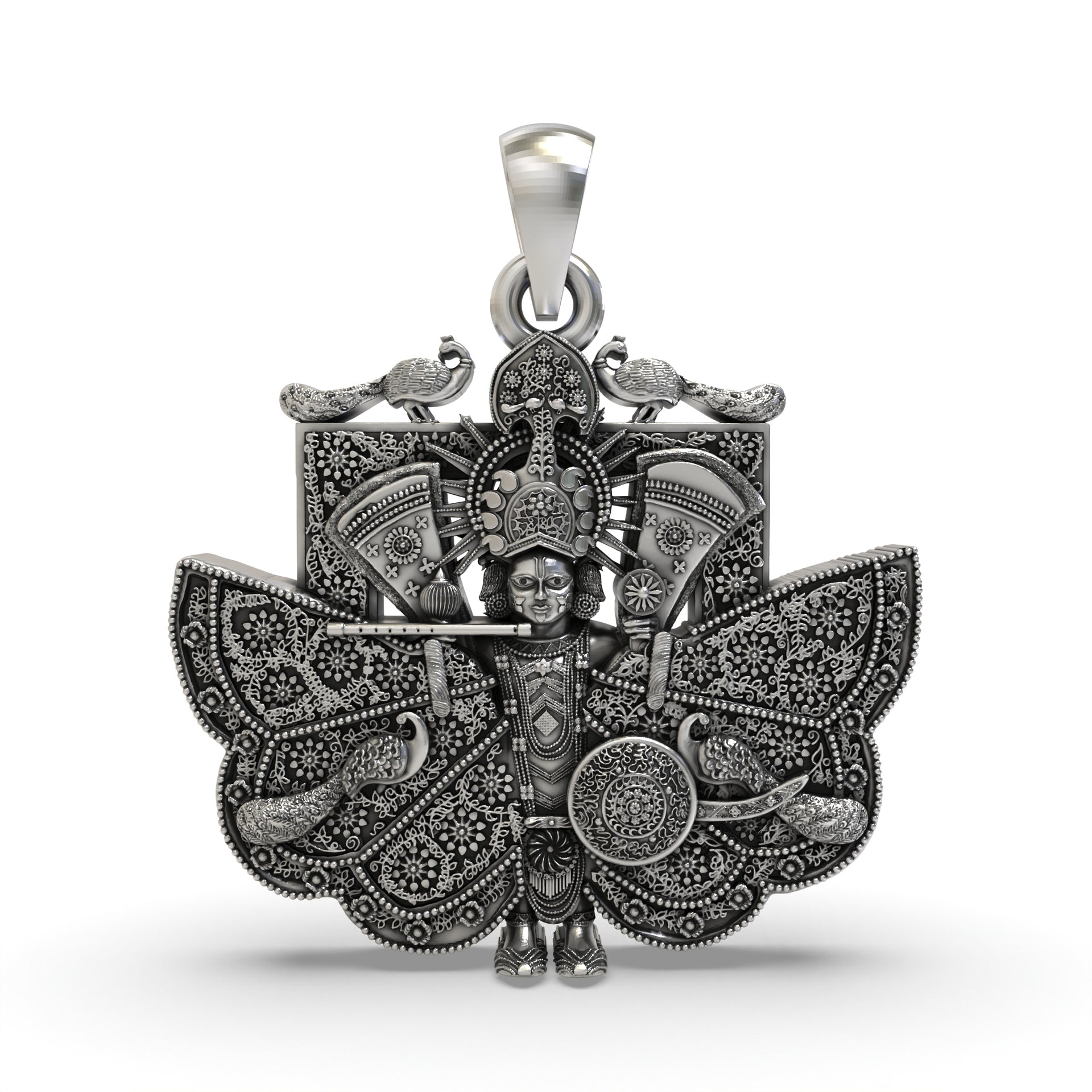 Silver Sanwariya Seth Pendant 925 Sterling Silver Spiritual