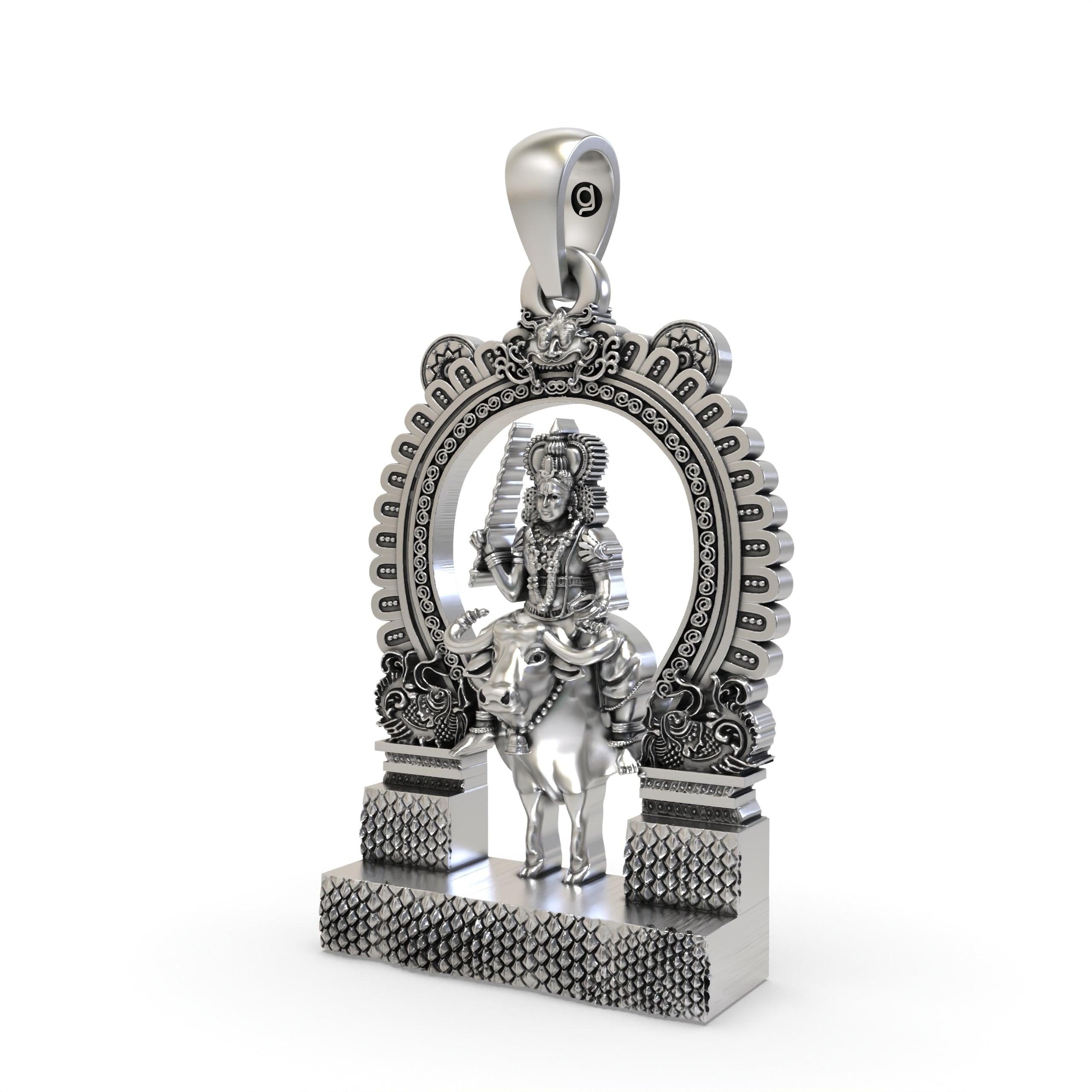 925 Silver Vishnumaya Swami Pendant – Divine Protection Amulet | Chathan Swamy Devotional Jewelry | South Indian God Pendant