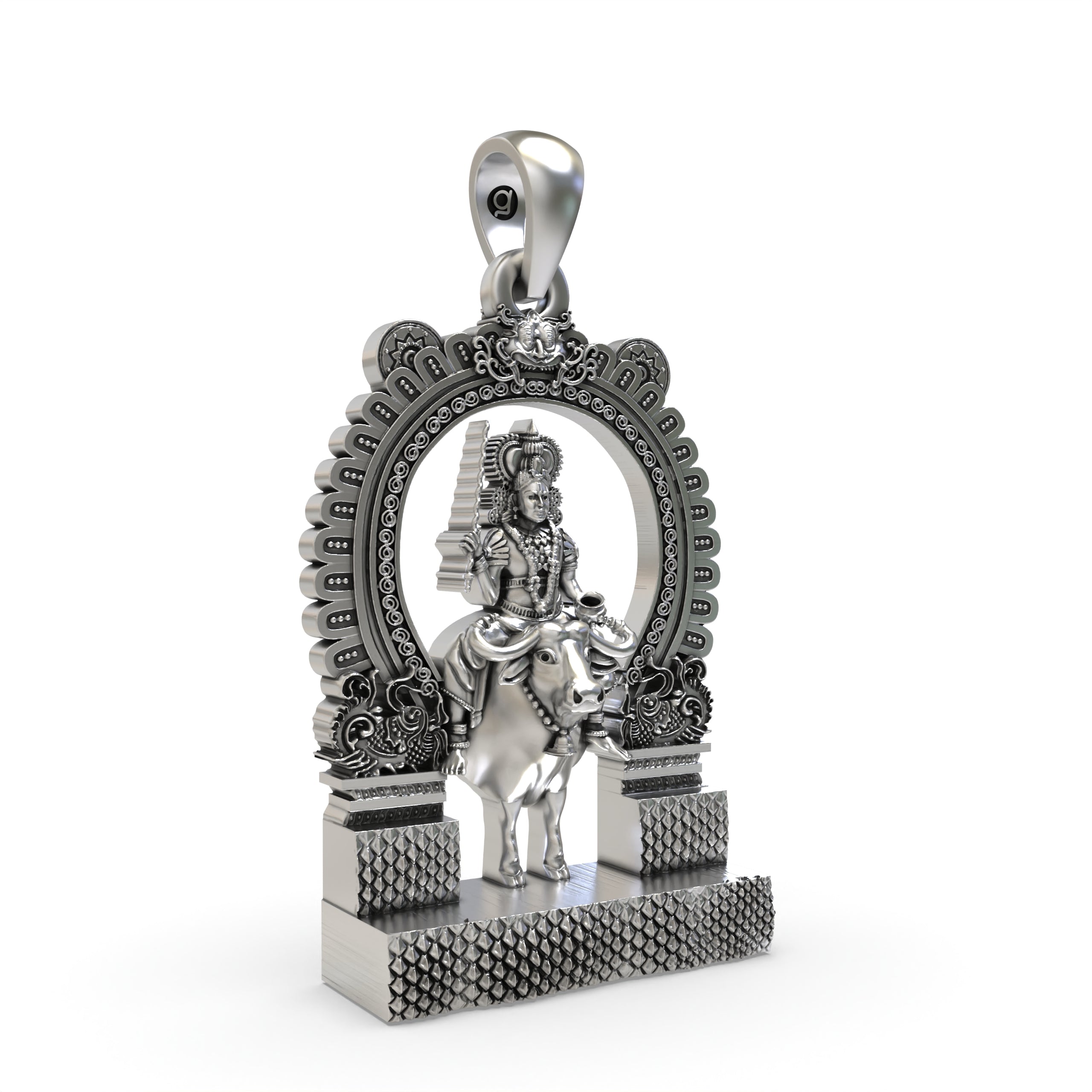 925 Silver Vishnumaya Swami Pendant – Divine Protection Amulet | Chathan Swamy Devotional Jewelry | South Indian God Pendant