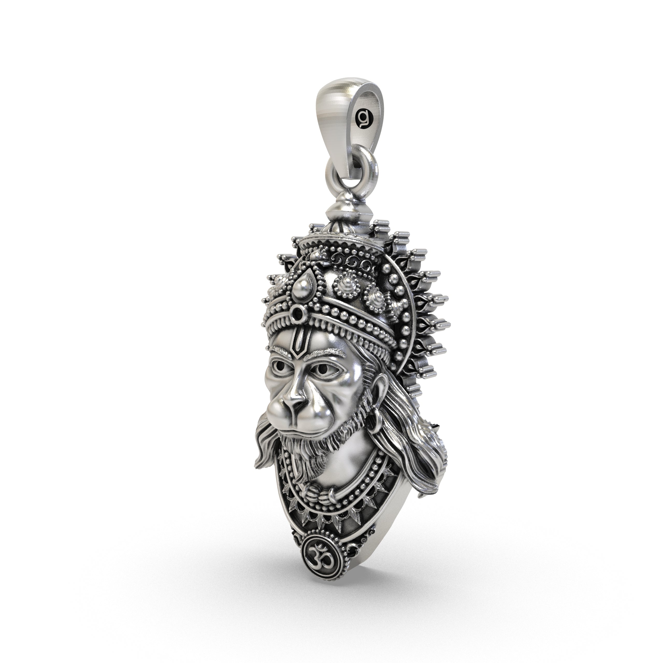 925 Silver Hanumanji Pendant