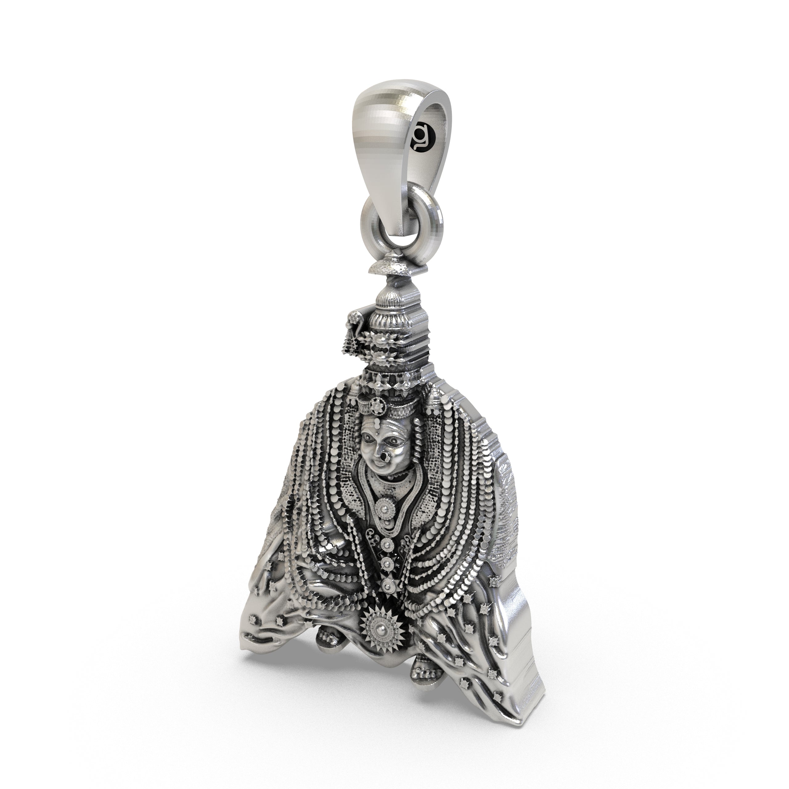 925 Silver Tulja Bhavani Pendant