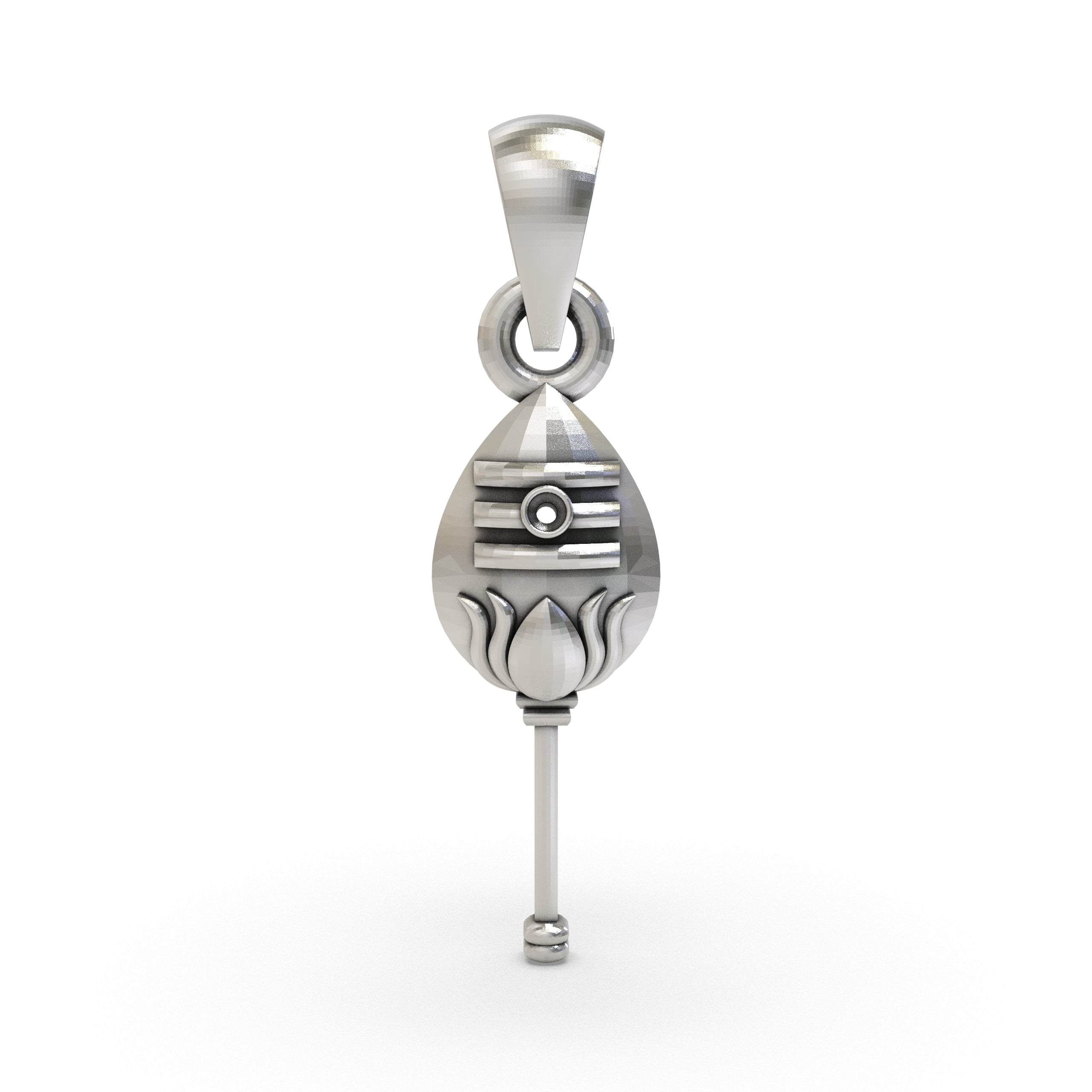 925 Silver Murugan Vel Pendant – Lord Kartikeya Spear Talisman