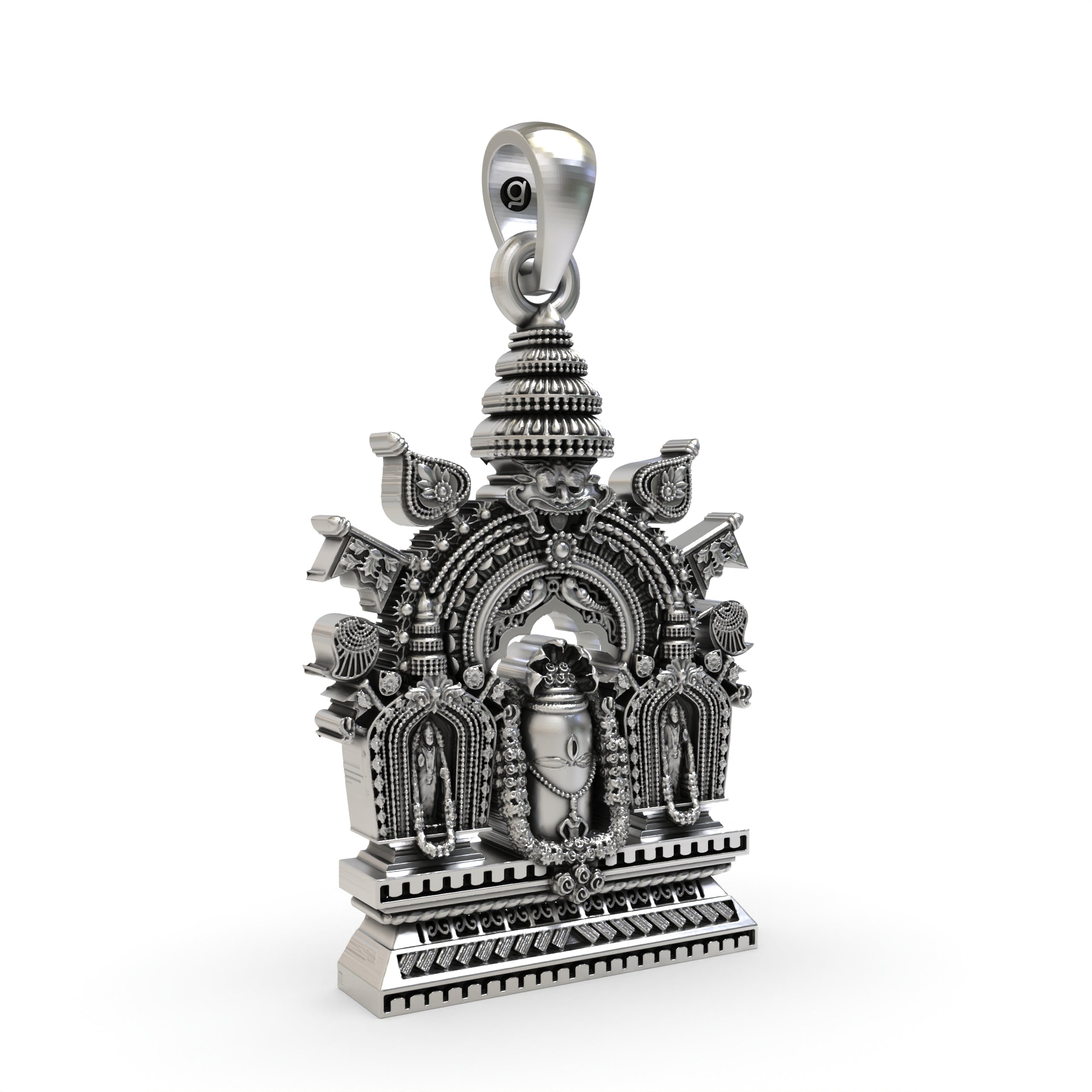 925 Silver Shivling Pendant – Divine Lord Shiva Lingam Amulet | Spiritual Protection Jewelry