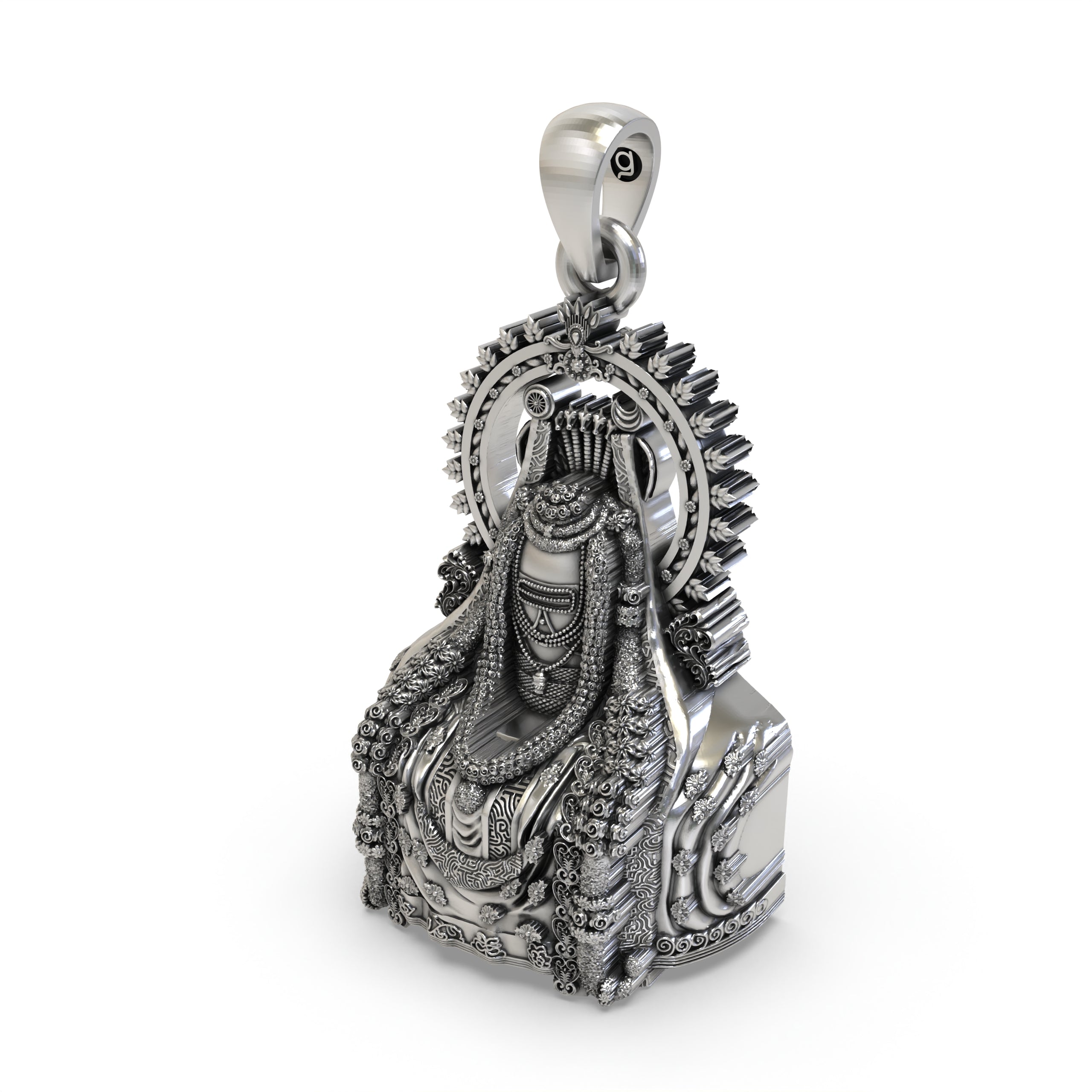 925 Silver Arunachala Shiva Lingam Pendant – Sacred Symbol of Lord Shiva & Mount Arunachala Energy