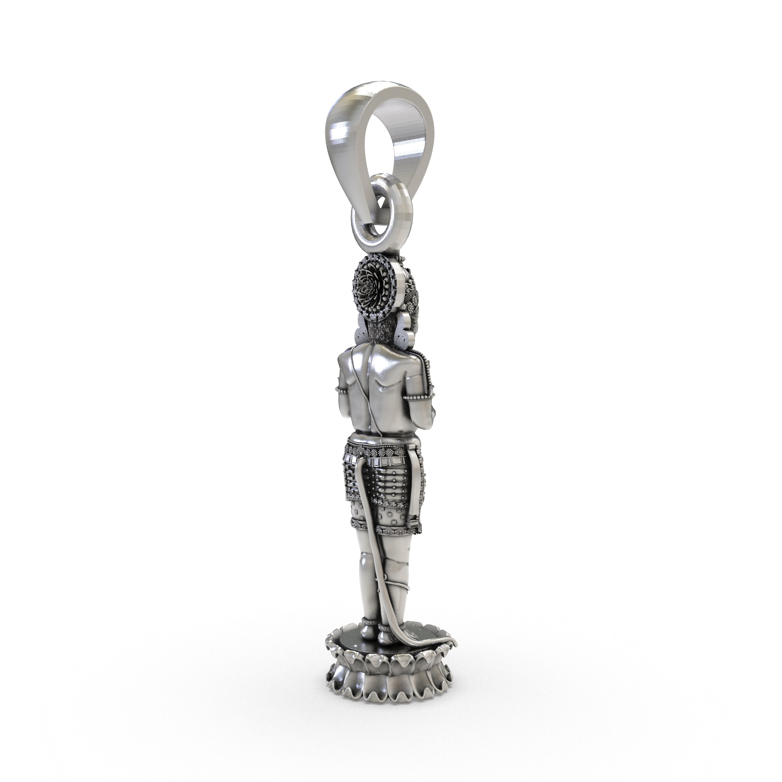 925 Silver Hanumanji Pendant – Divine Strength & Protection | Lord Hanuman Spiritual Jewelry