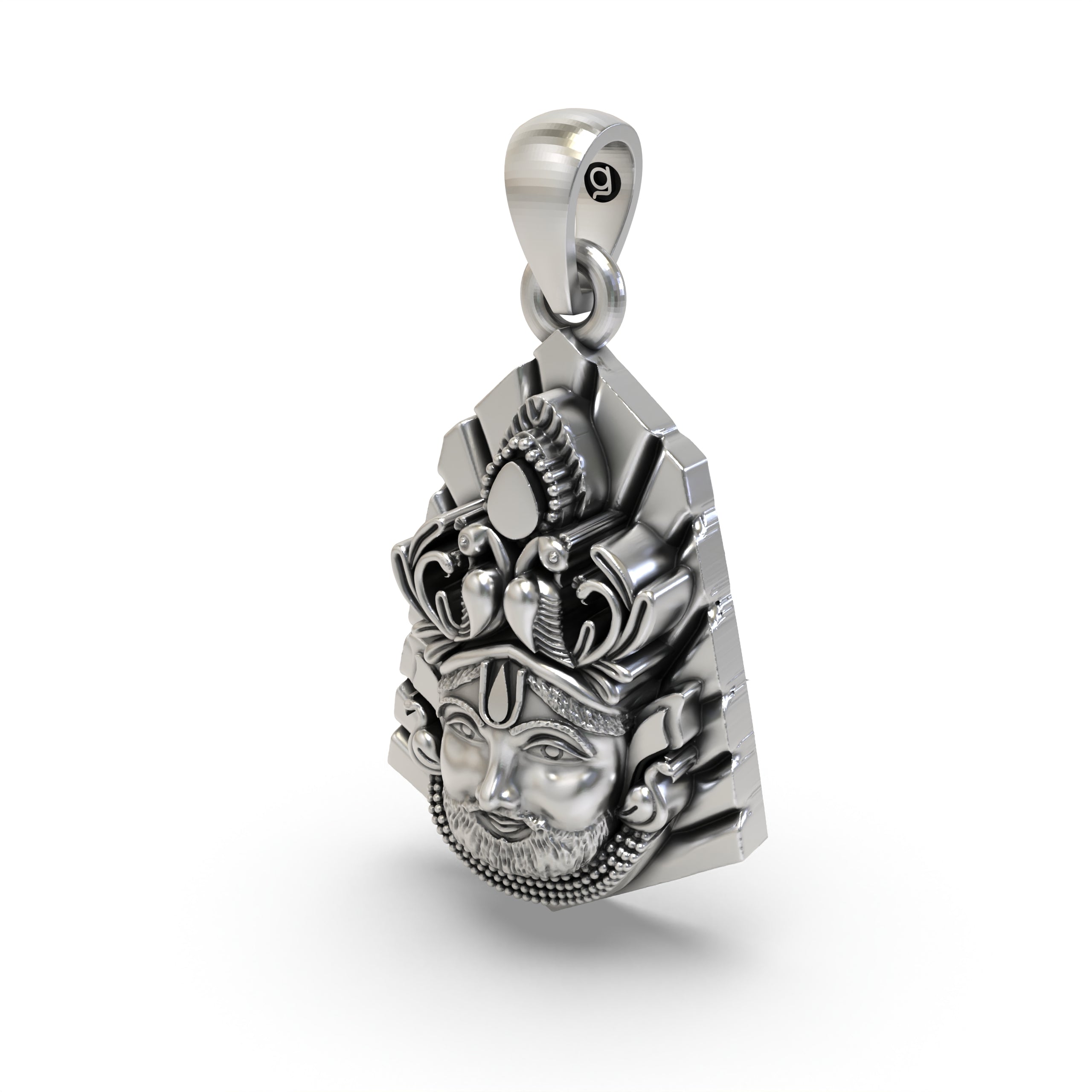 925 Sterling Silver Shyam Baba Pendant | Best Gift for Bhakts