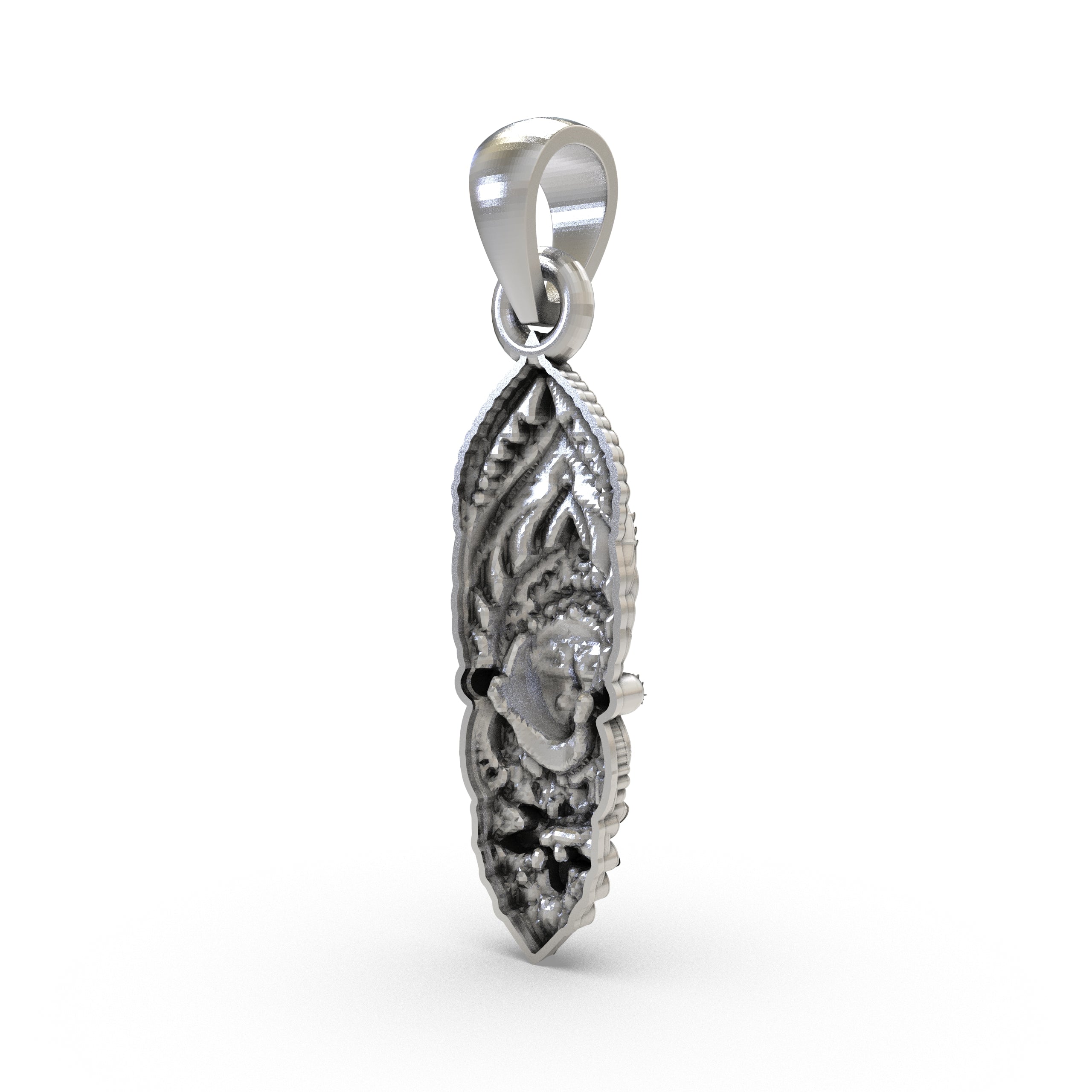 925 Silver Kalimaa Face Pendant | Fierce Goddess Kali Pendant for Power & Protection | Handmade Hindu Spiritual Jewelry