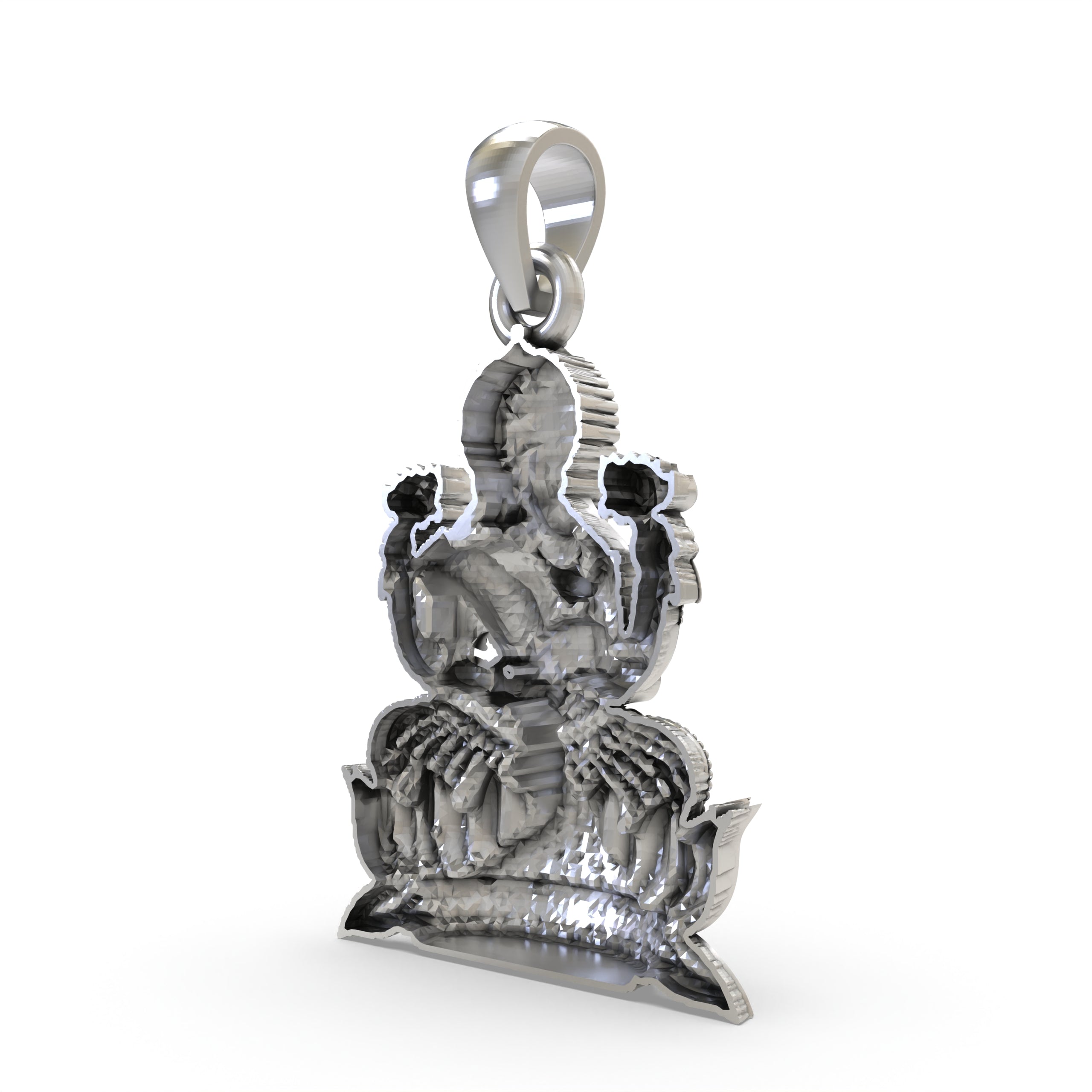 925 Silver Lakshmi Maa Pendant | Goddess Laxmi Jewelry for Wealth, Prosperity & Blessings