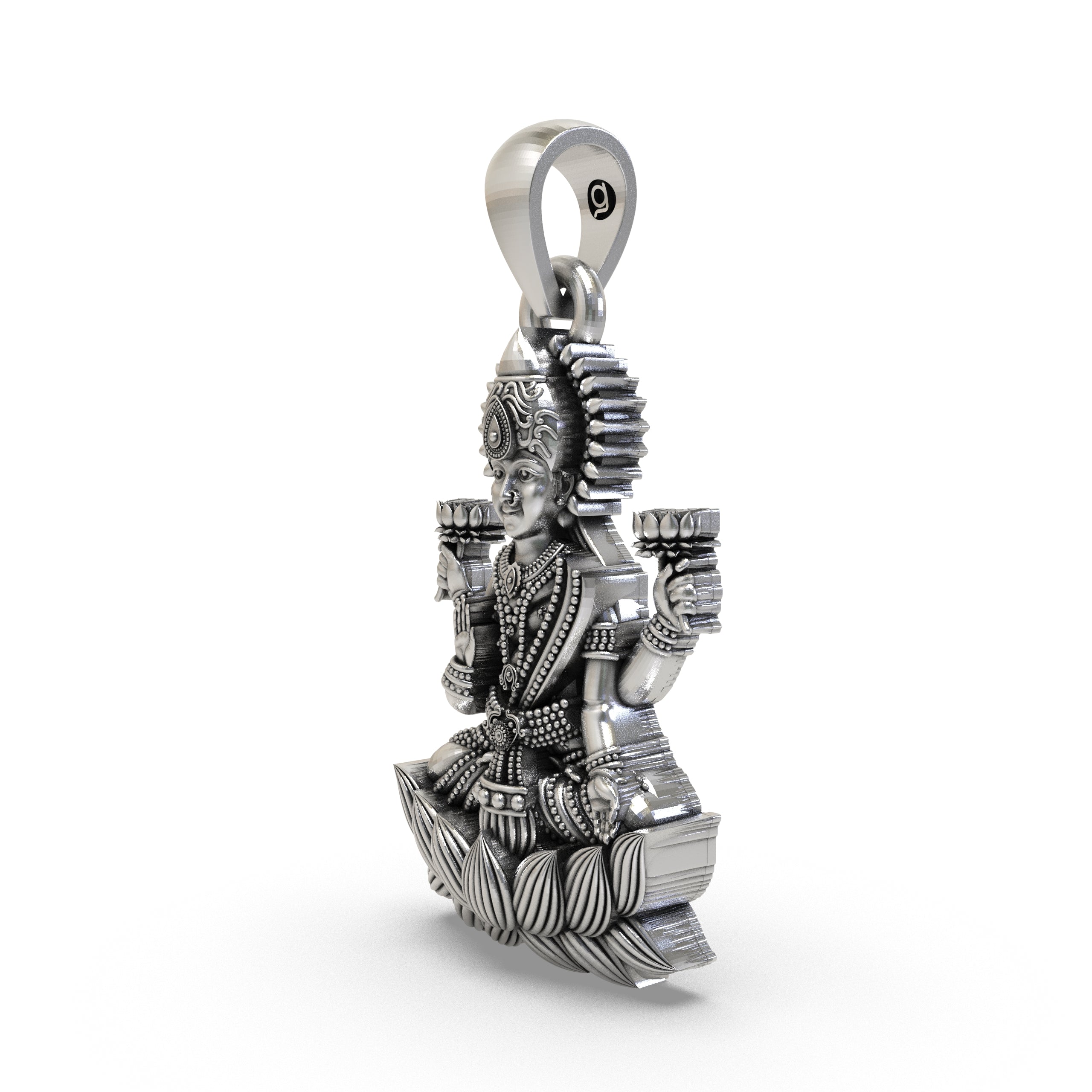 Lakshmi Maa Pendant – 925 Sterling Silver