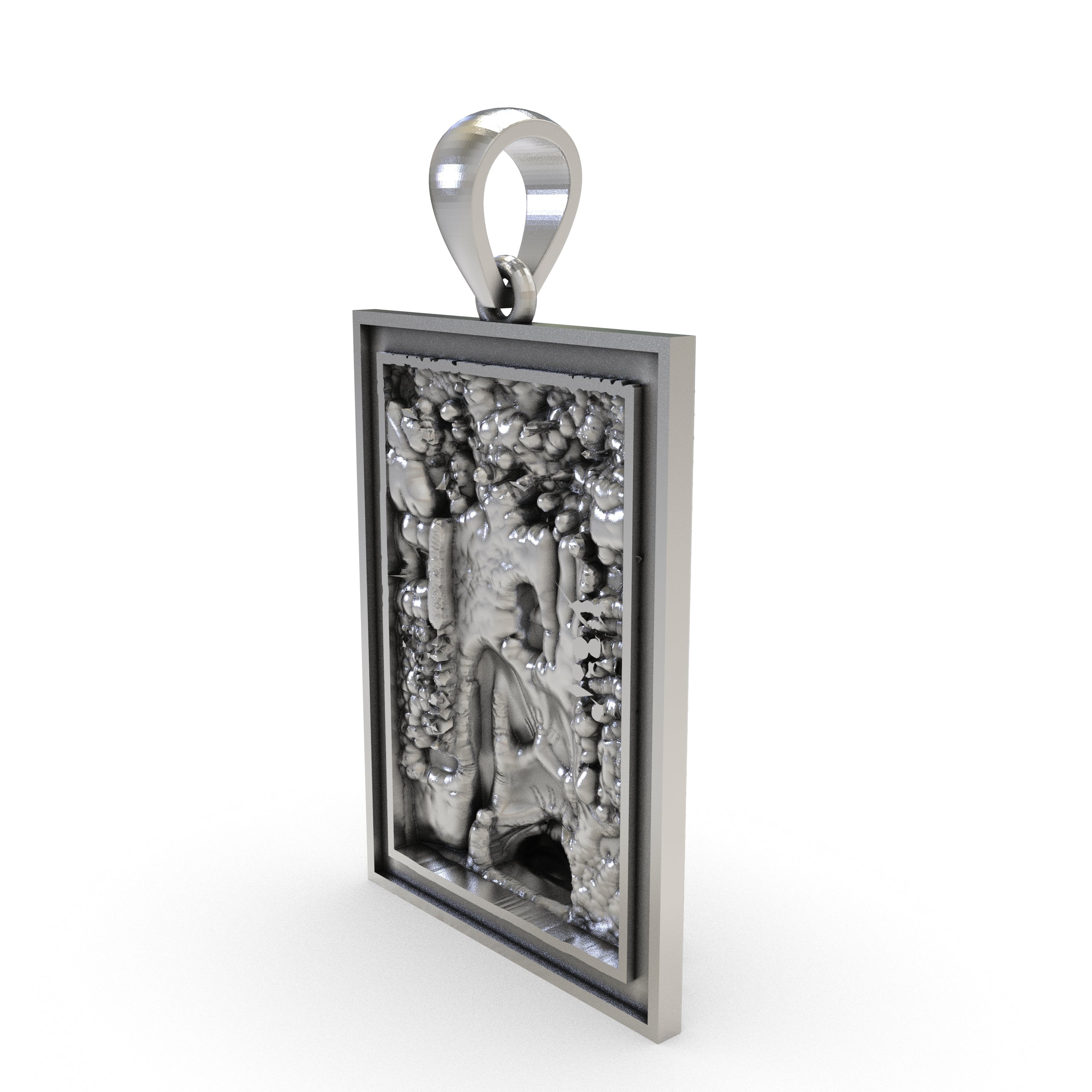 Akkalkot Shree Swami Samarth Pendant 925 Sterling Silver | Spiritual Guru Maharaj Locket Necklace
