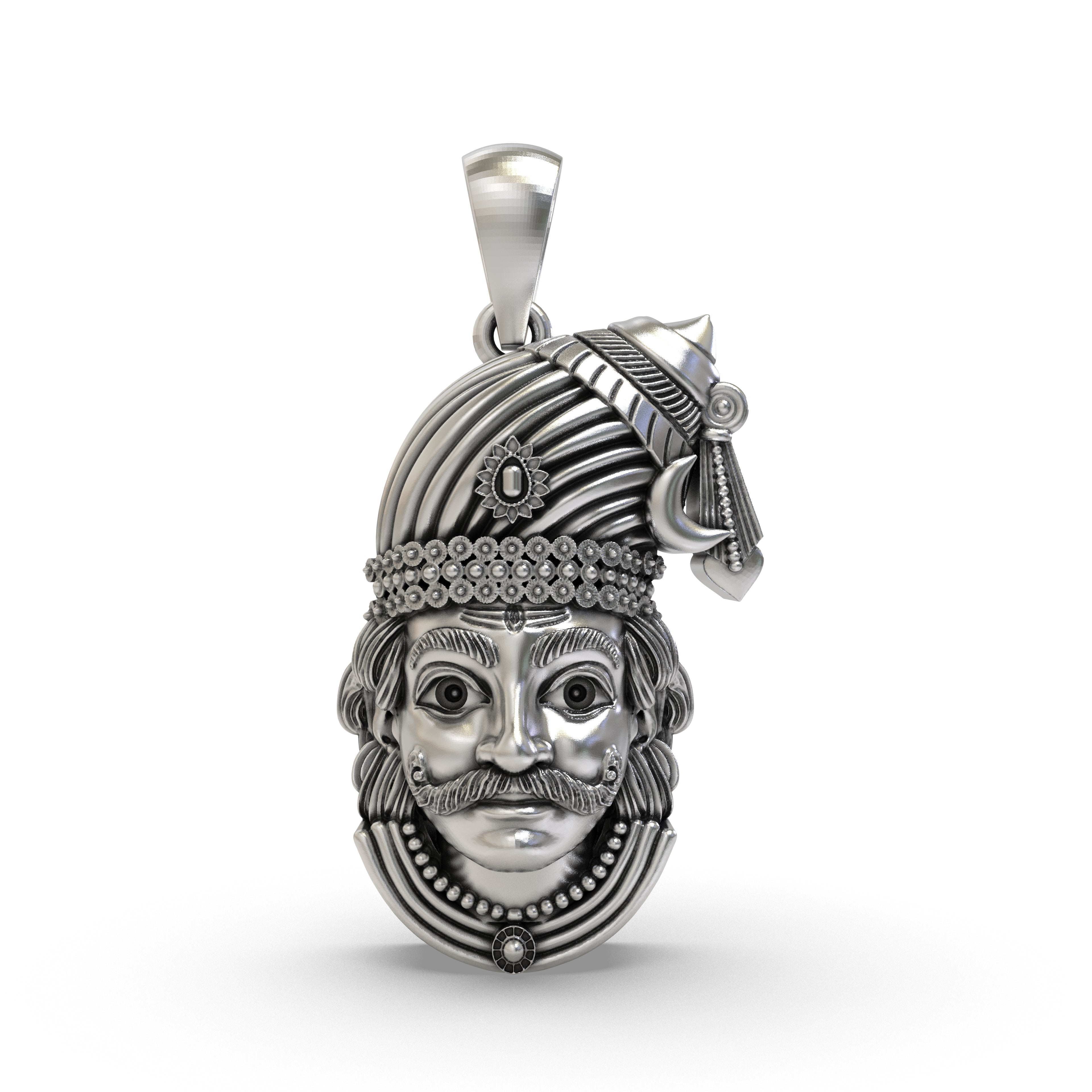 925 Silver Sudalai Madan Swamy Pendant | Sacred Tamil Kaval Deivam Jewelry