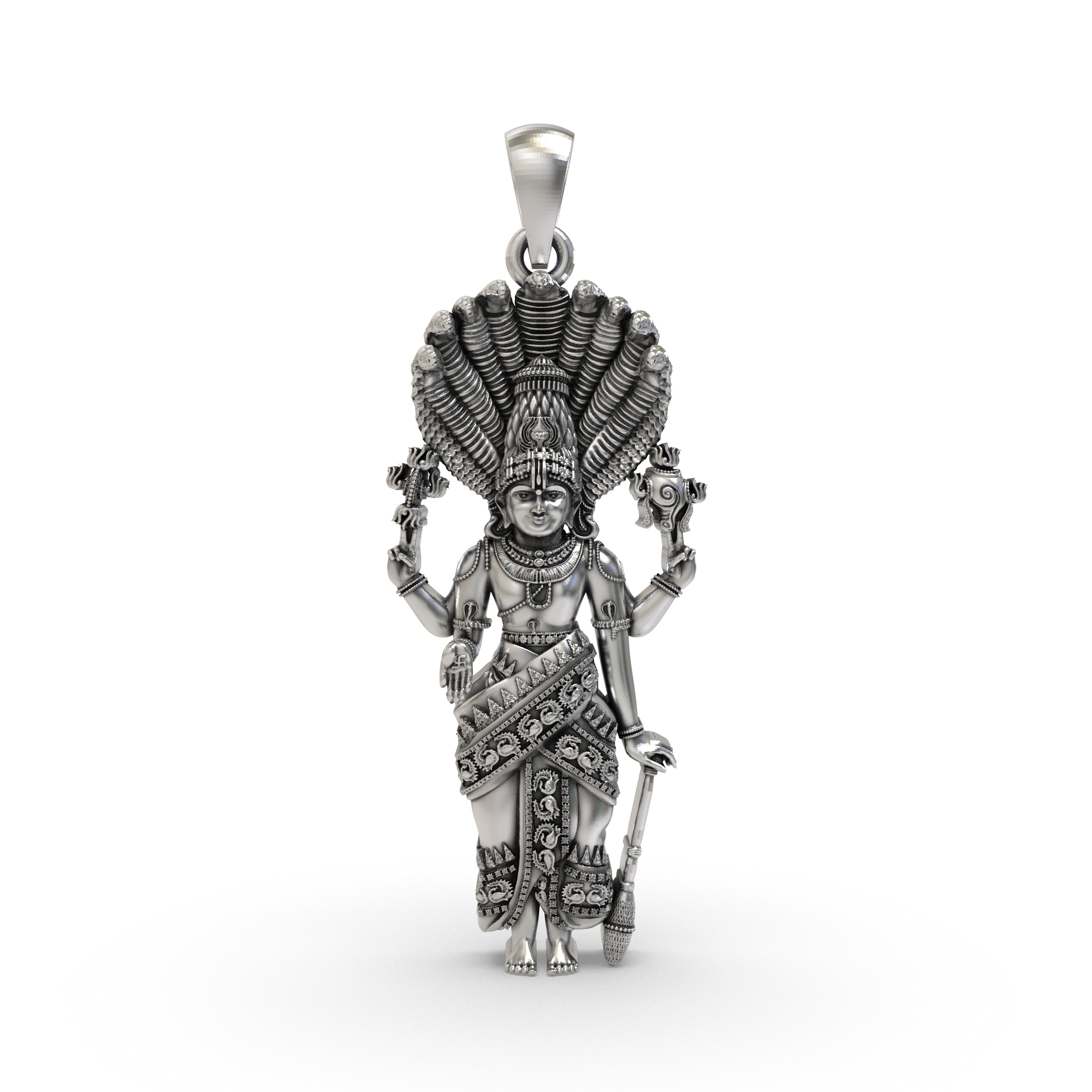 925 Silver Lord Venkateshwara Pendant