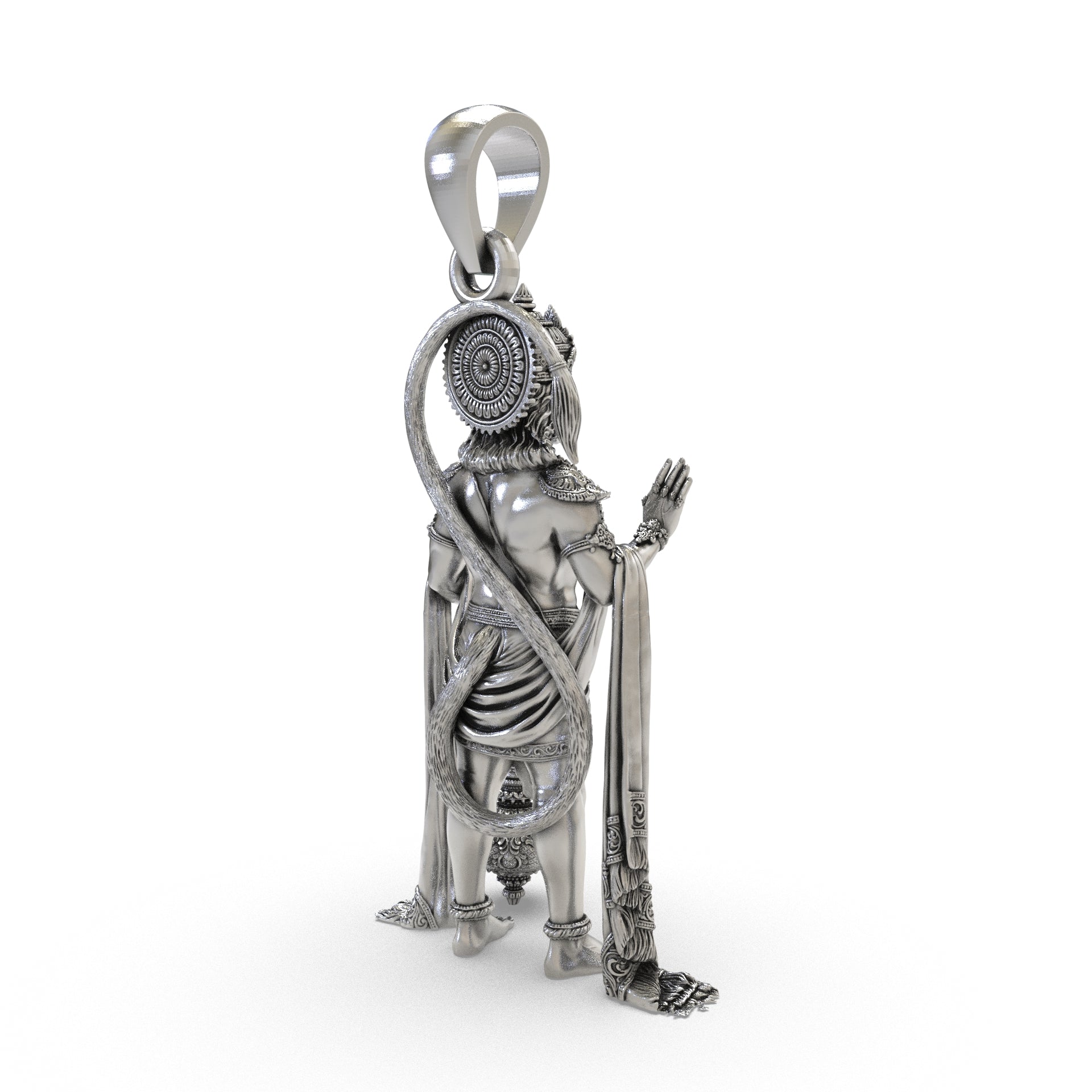 King of Salangpur in Pure Silver