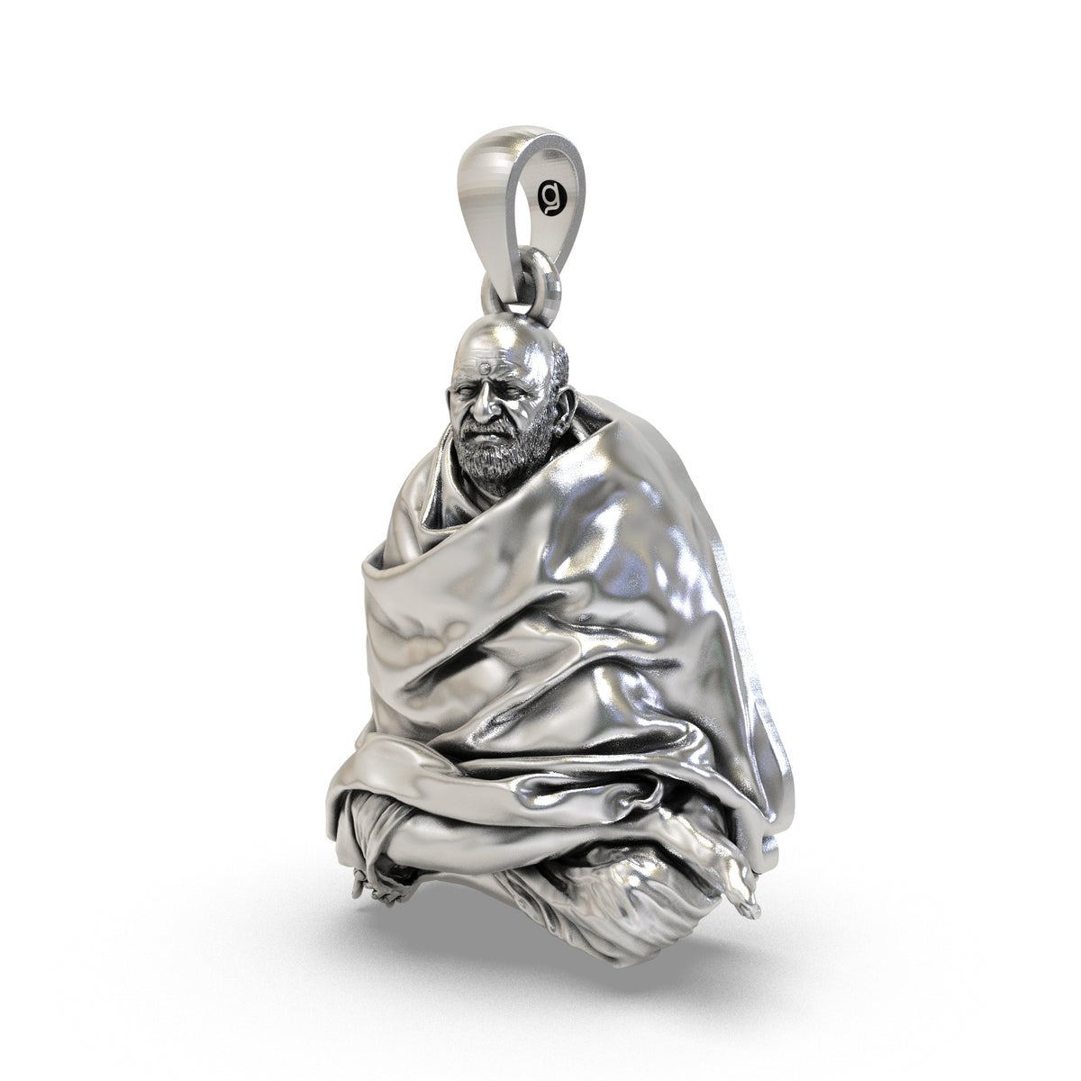 Neem Karoli Baba silver locket for men