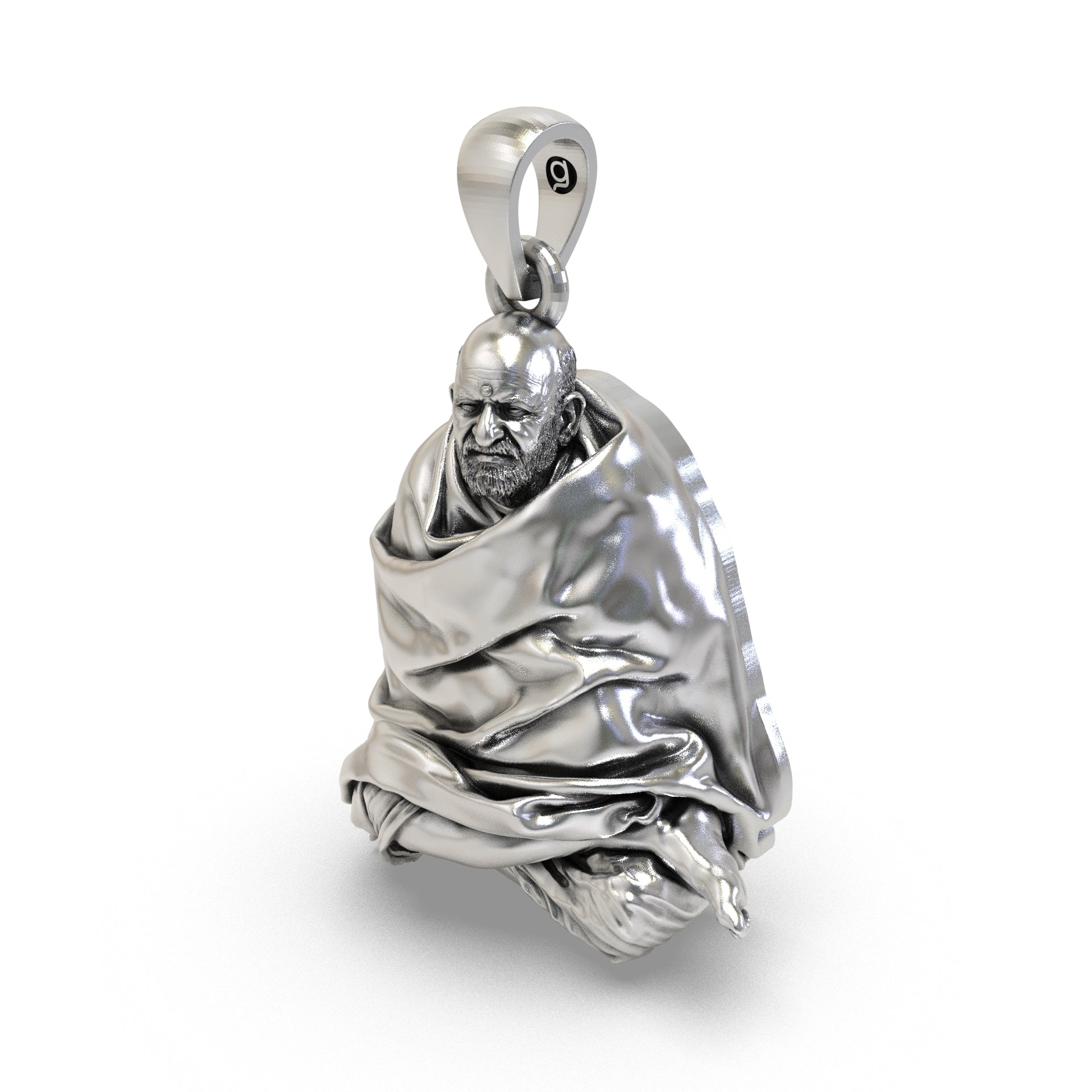 Neem Karoli Baba silver locket for women