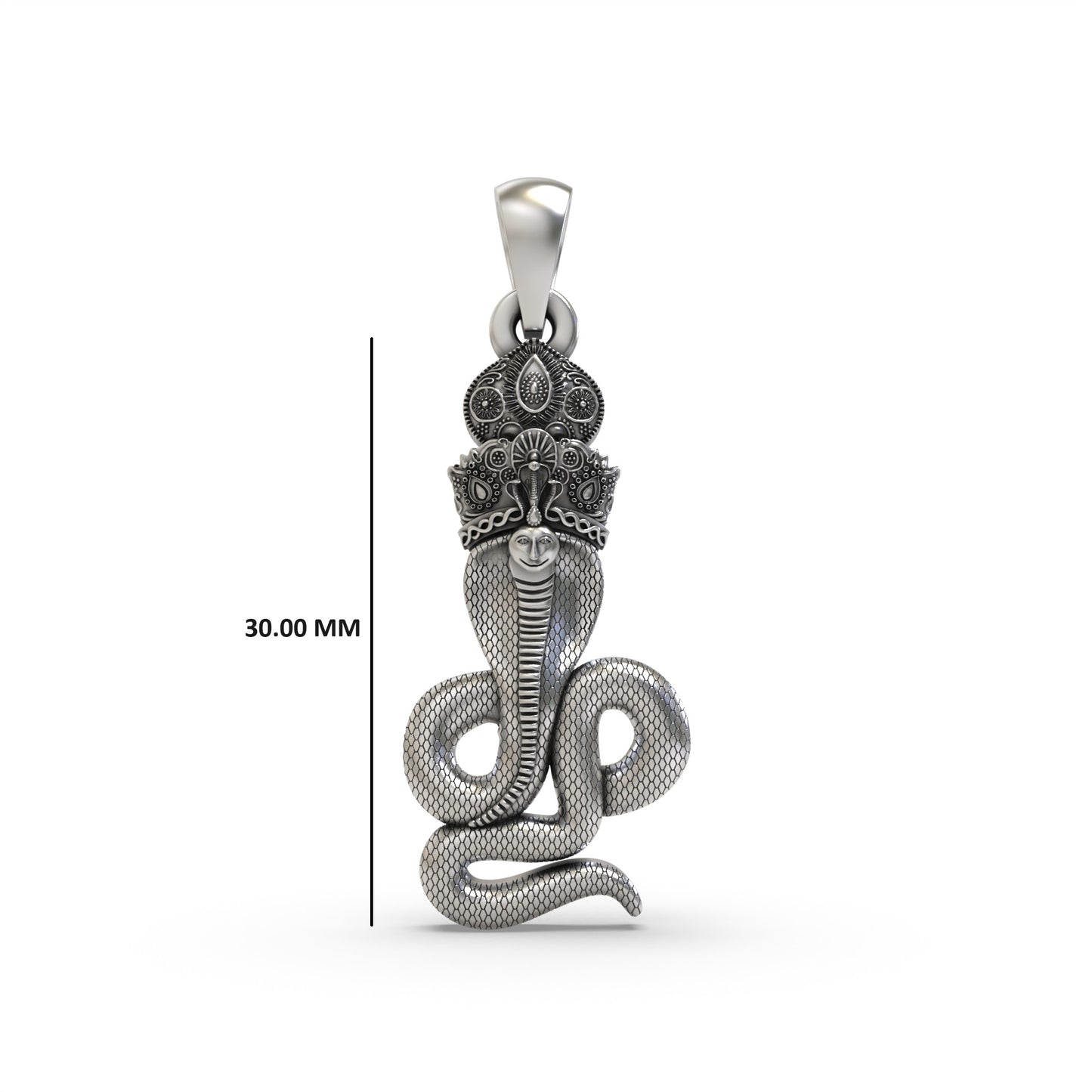 Silver Goga Maharaj Pendant